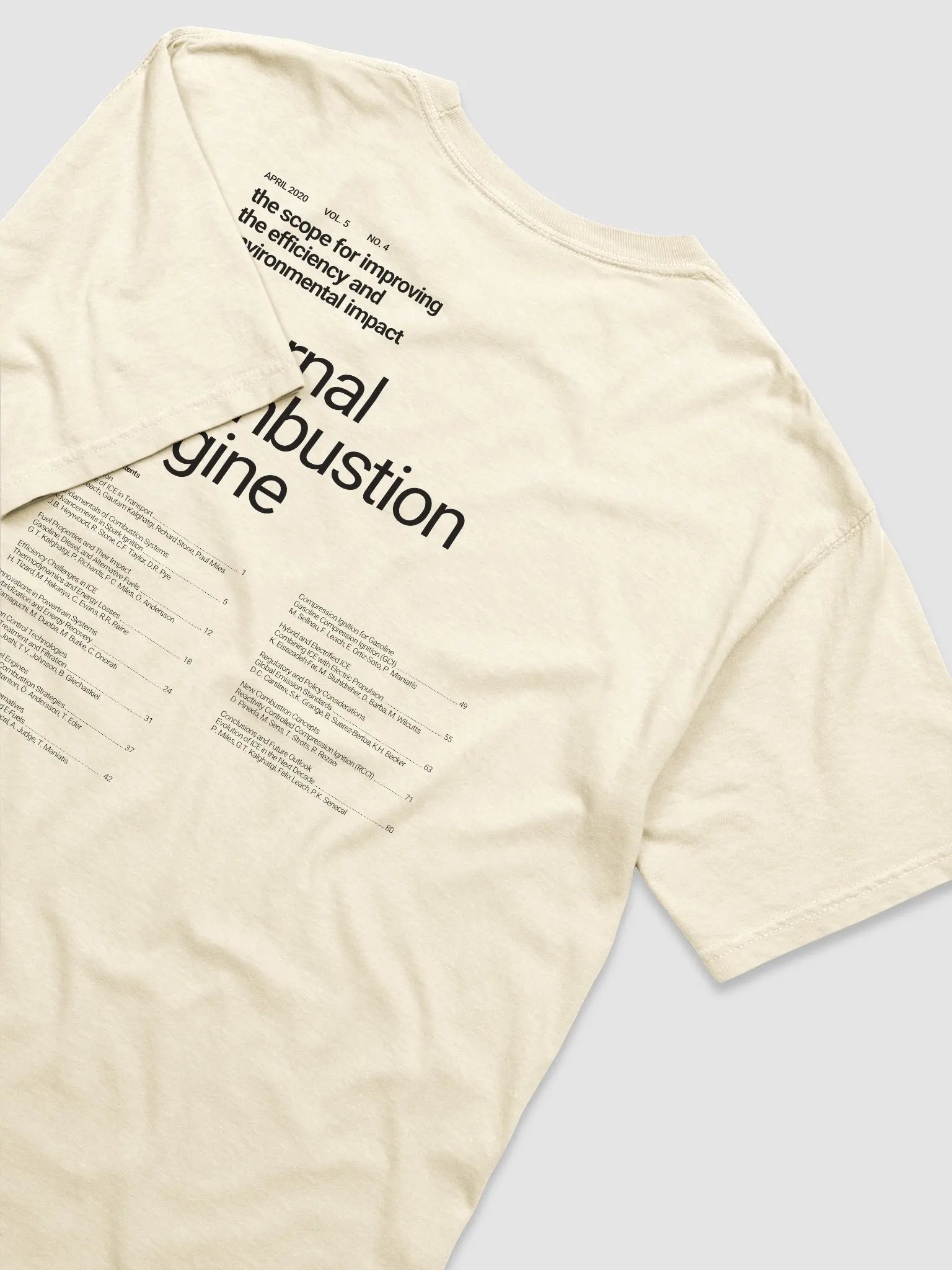 2020 internal combustion engine t-shirt (100% cotton) product image (5)