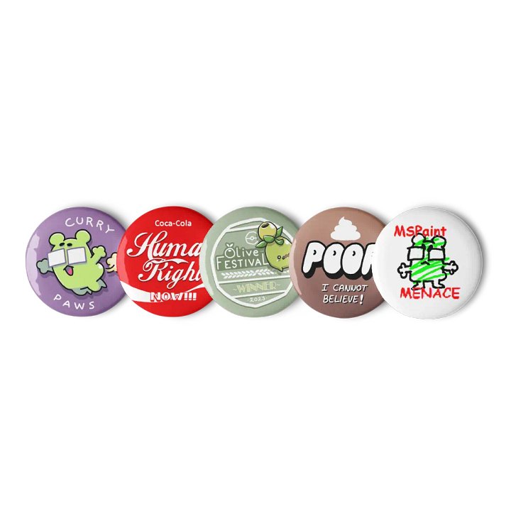 TRUE CUB Button Set (BIG) product image (1)