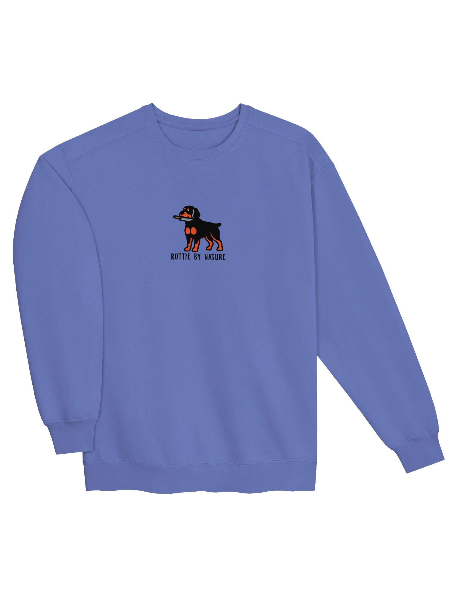 Rottie by Nature Funny Chibi-Style Embroidered Premium Sweatshirt for Rottweiler(Docked Tail) Owners product image (11)