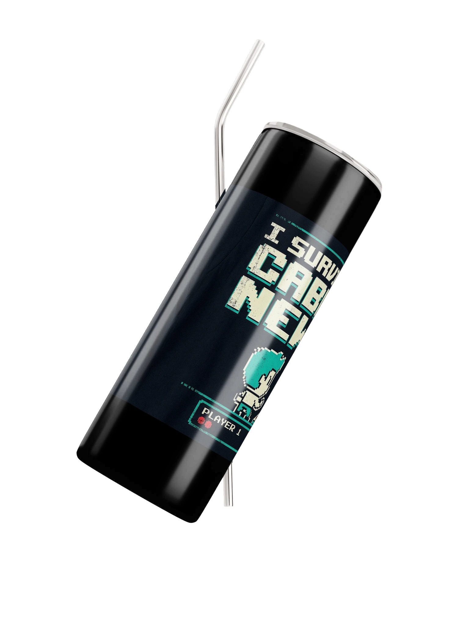 I Survived Cable News (Arcade) Stainless Steel Tumbler product image (4)
