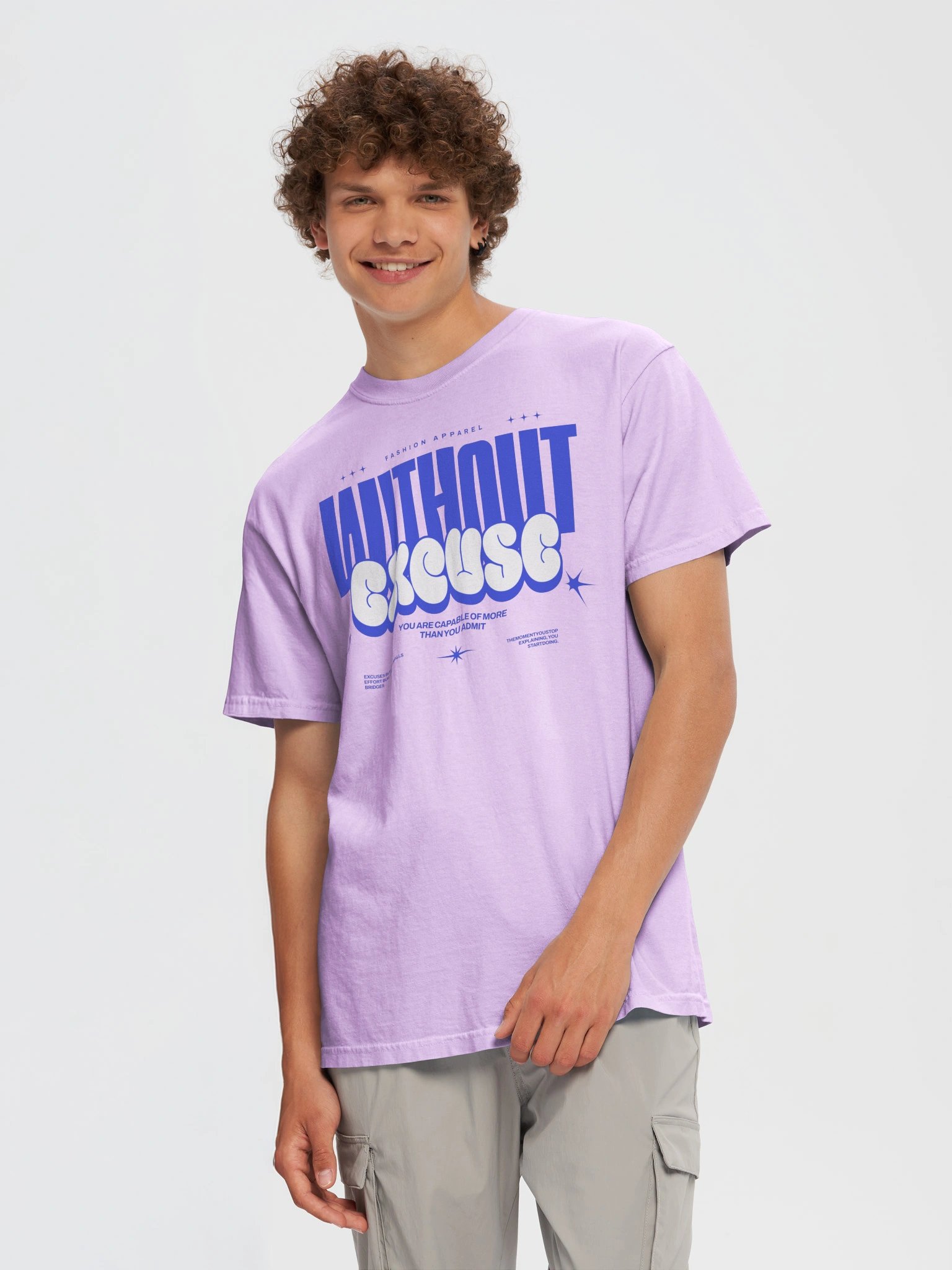 Without Excuse Motivational Graphic T-Shirt product image (20)