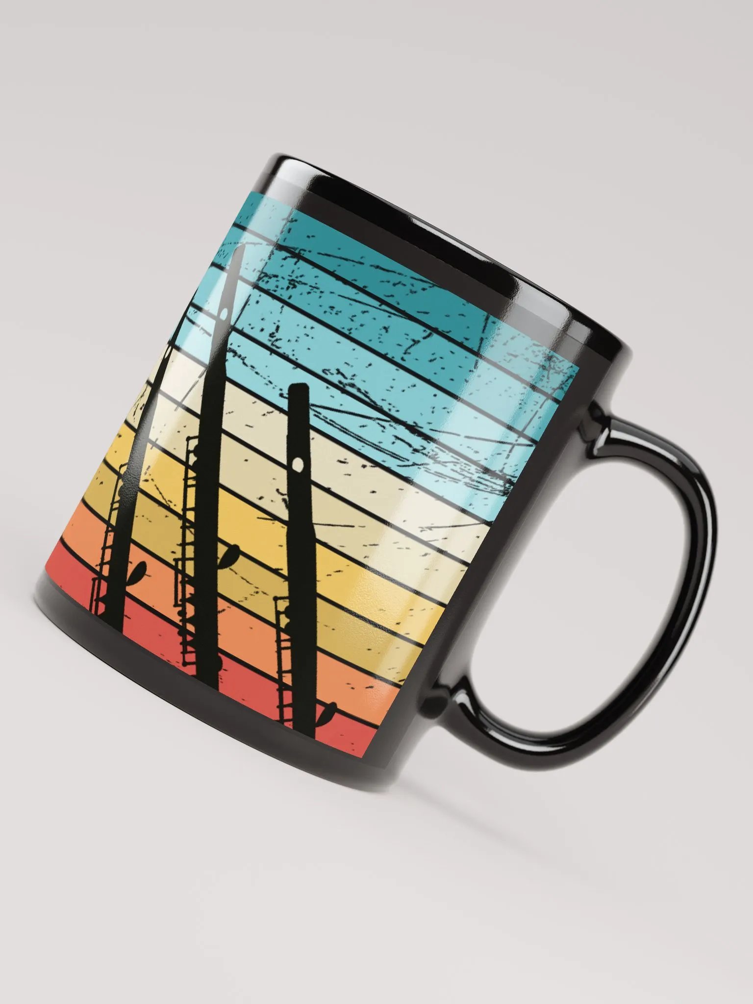 Retro Abstract Flute Mug - Piccolo product image (4)