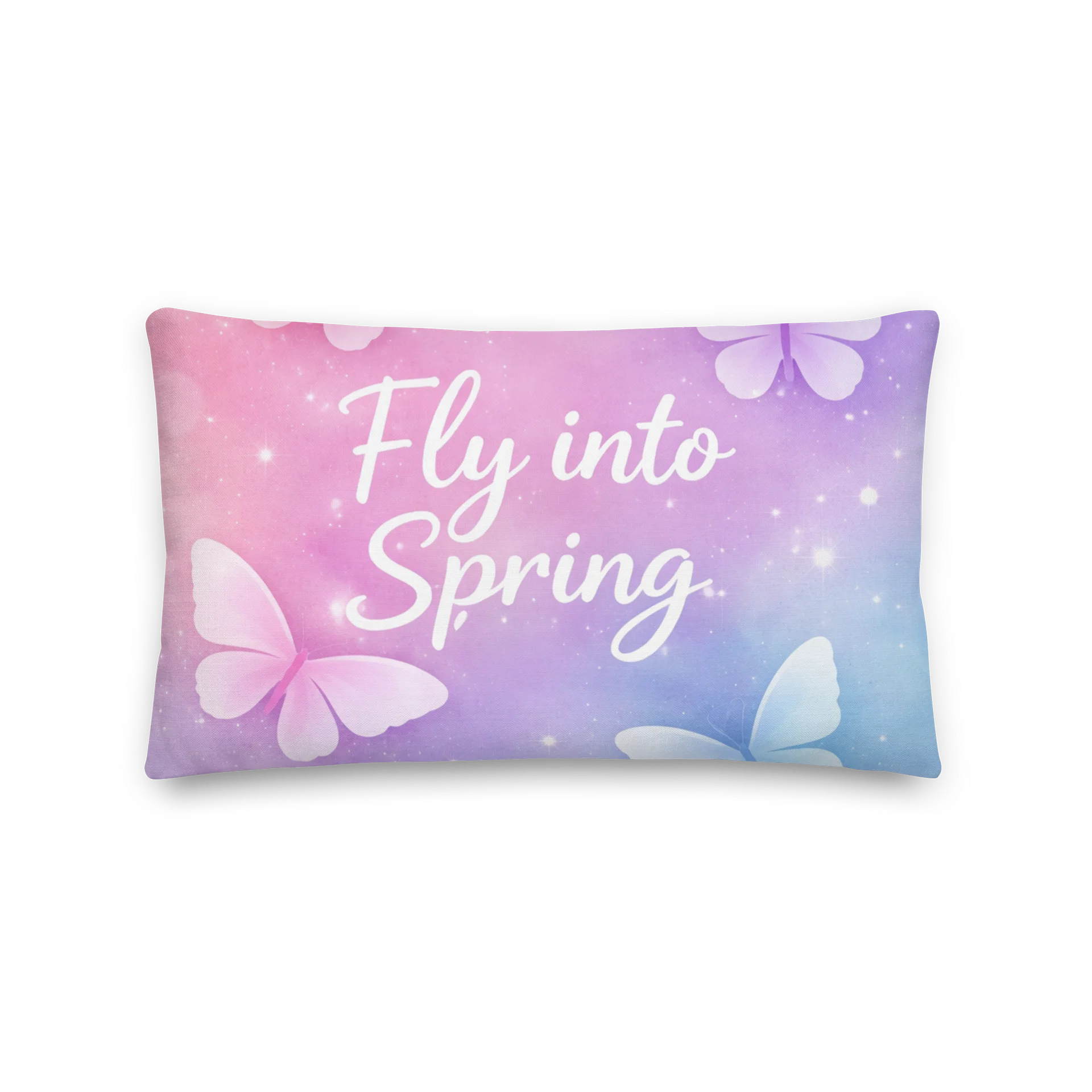 Fly Into Spring Butterfly Decorative Pillow product image (3)