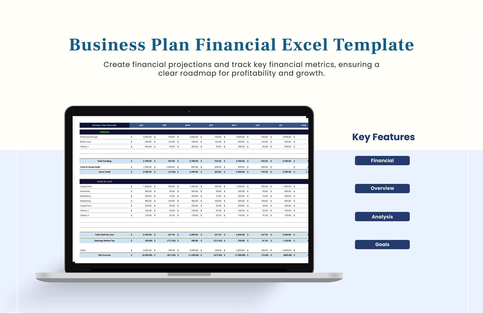 Business & Financial Planning Excel Templates Bundle product image (1)