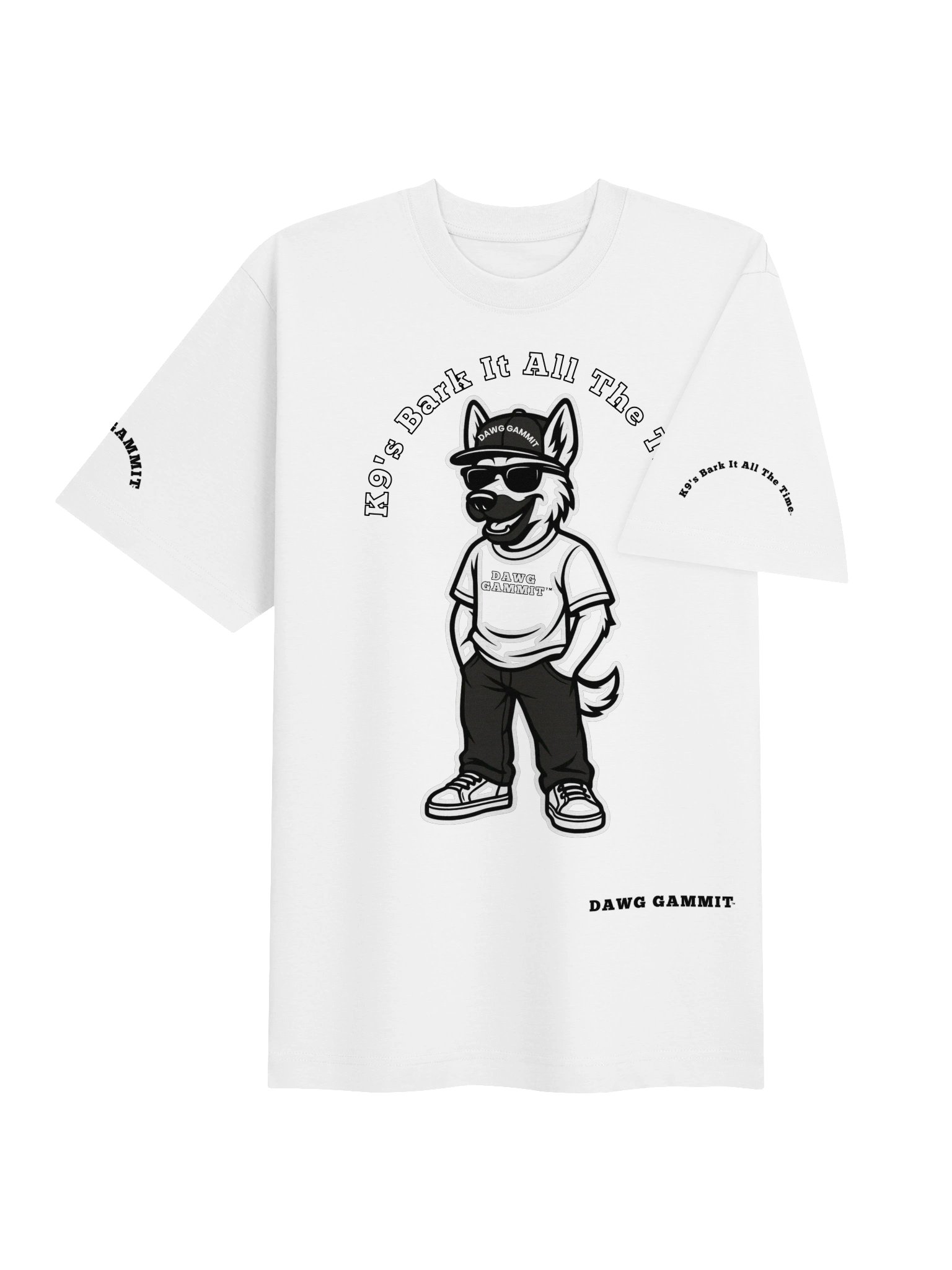 DAWG GAMMIT German Shepherd Heavy T-shirt product image (4)
