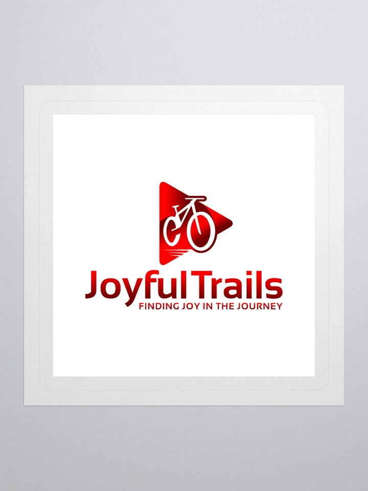 Joyful Trails Square Logo Sticker product image (1)