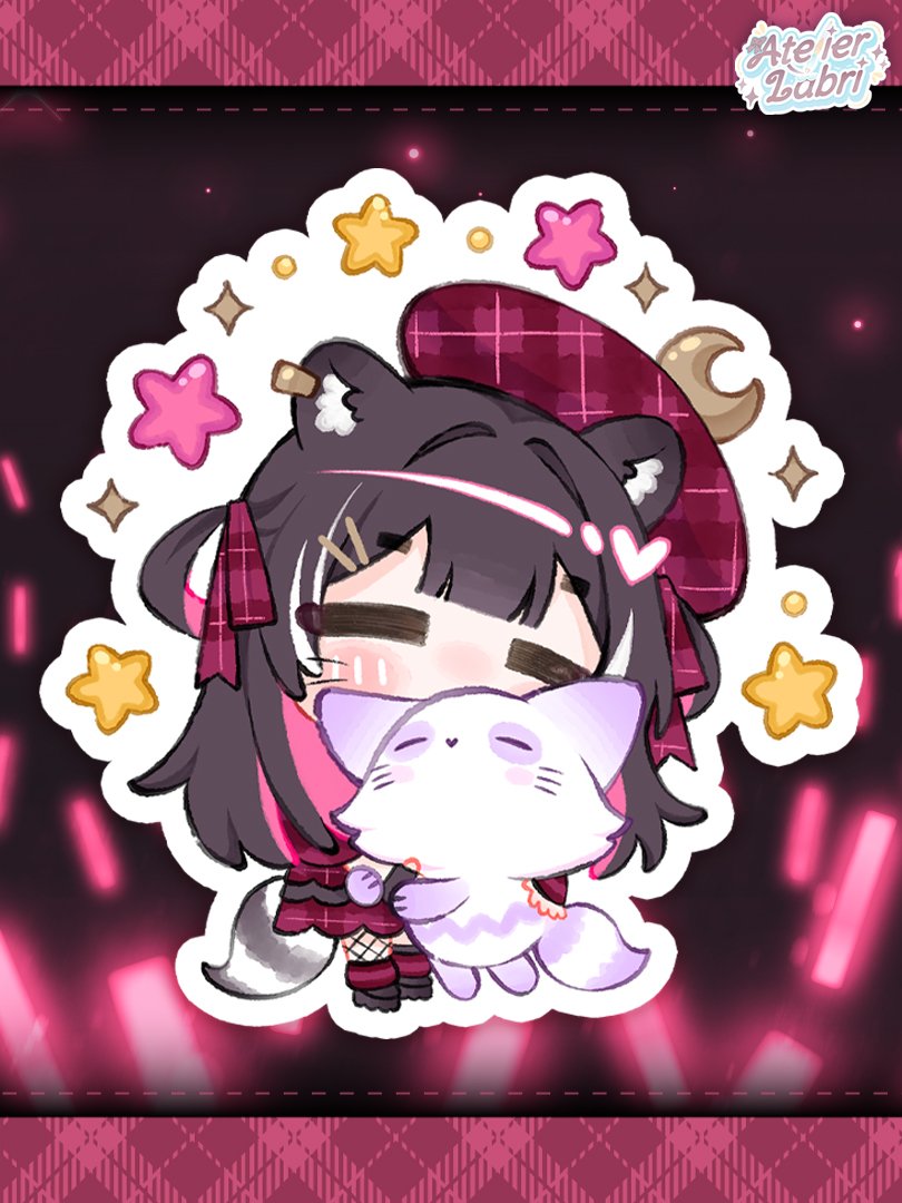 Raki Kazuki Shining Idol Die Cut Sticker B product image (1)