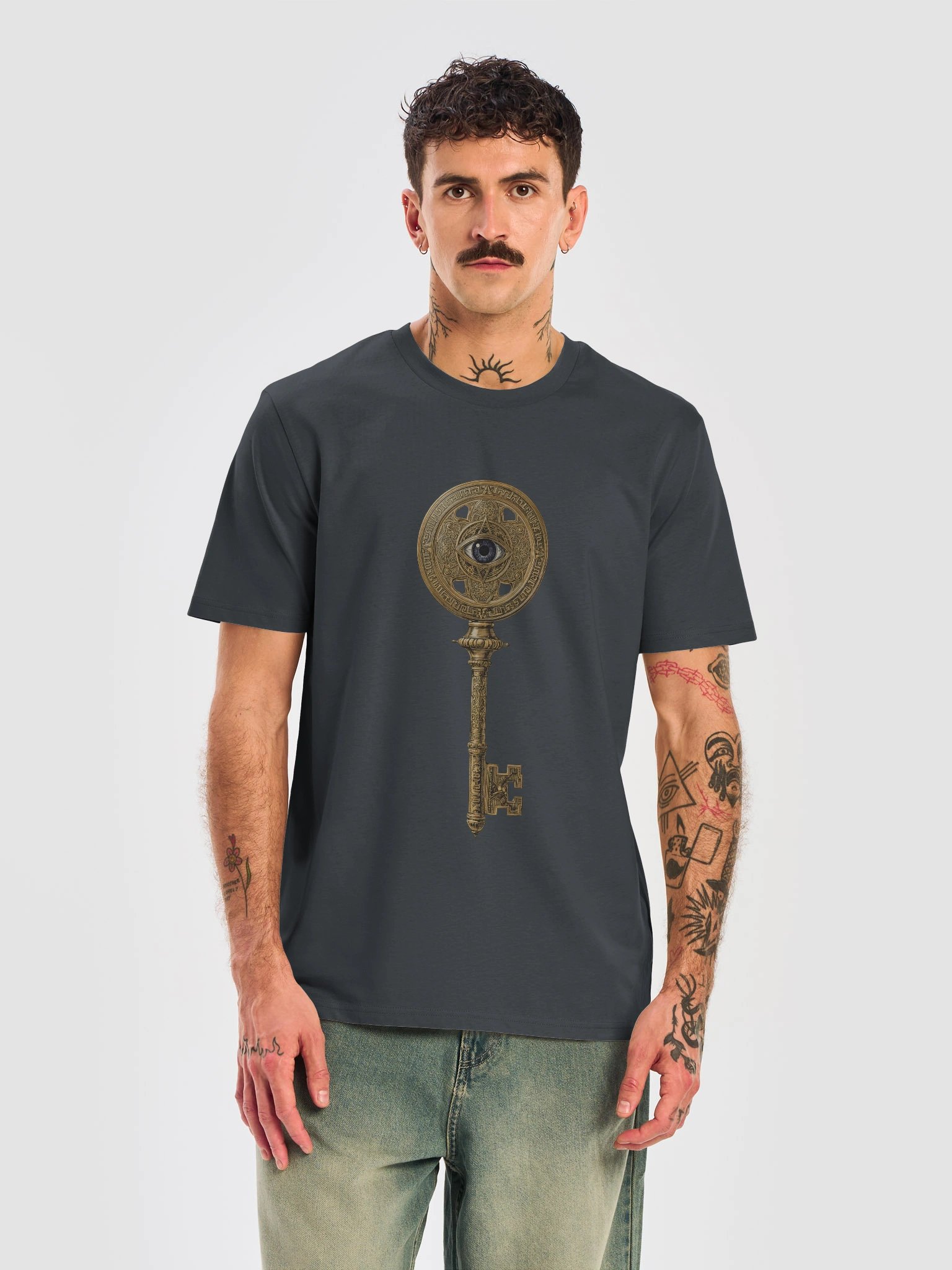 The Gatekeeper’s Key – India Ink Grey Manuscript Edition (Front & Back Print) product image (5)