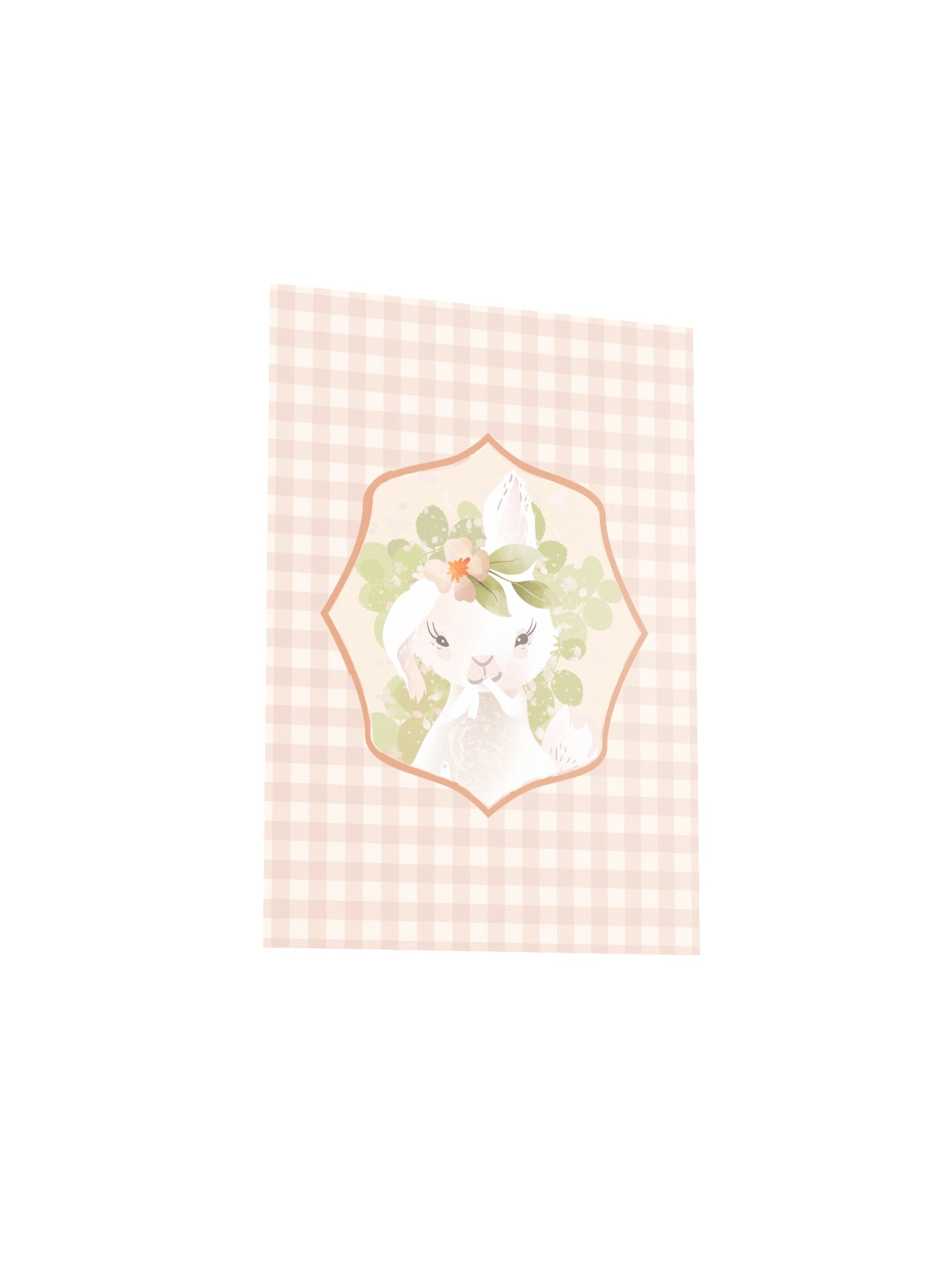 Sweet Cheeky Rabbit Gingham Print product image (4)
