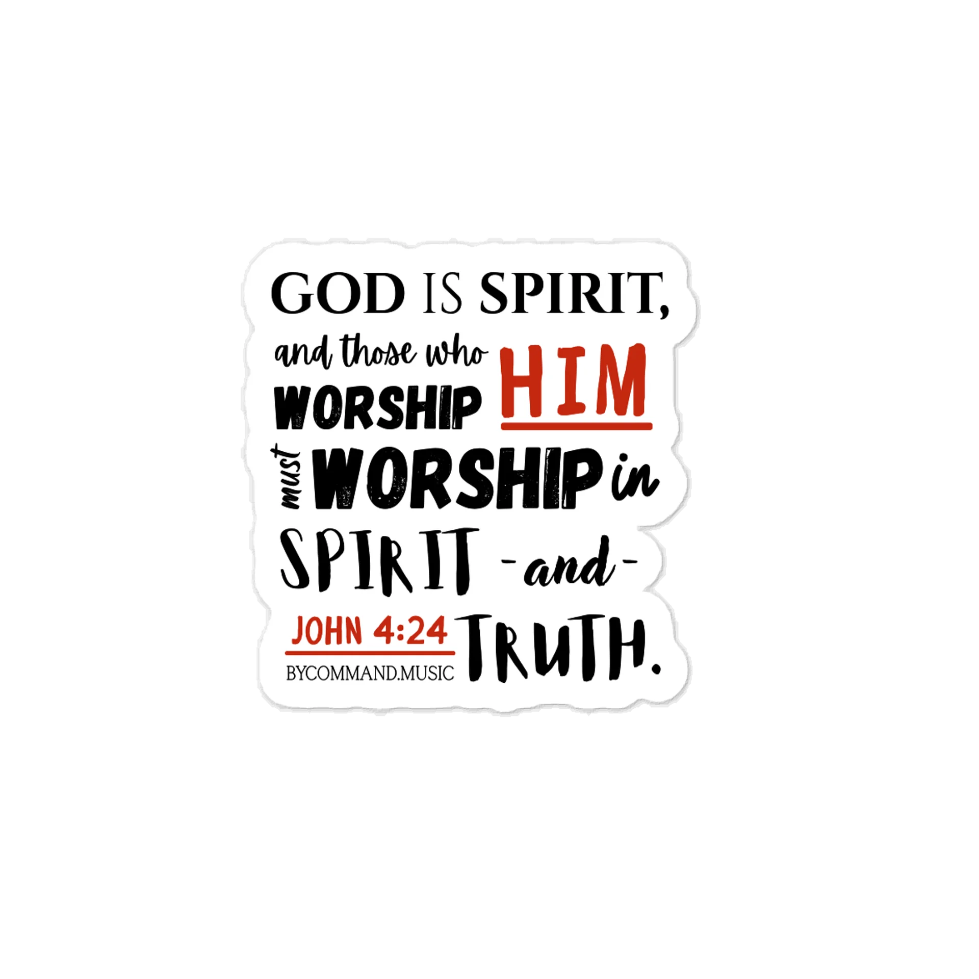 John 4:24 Sticker product image (1)