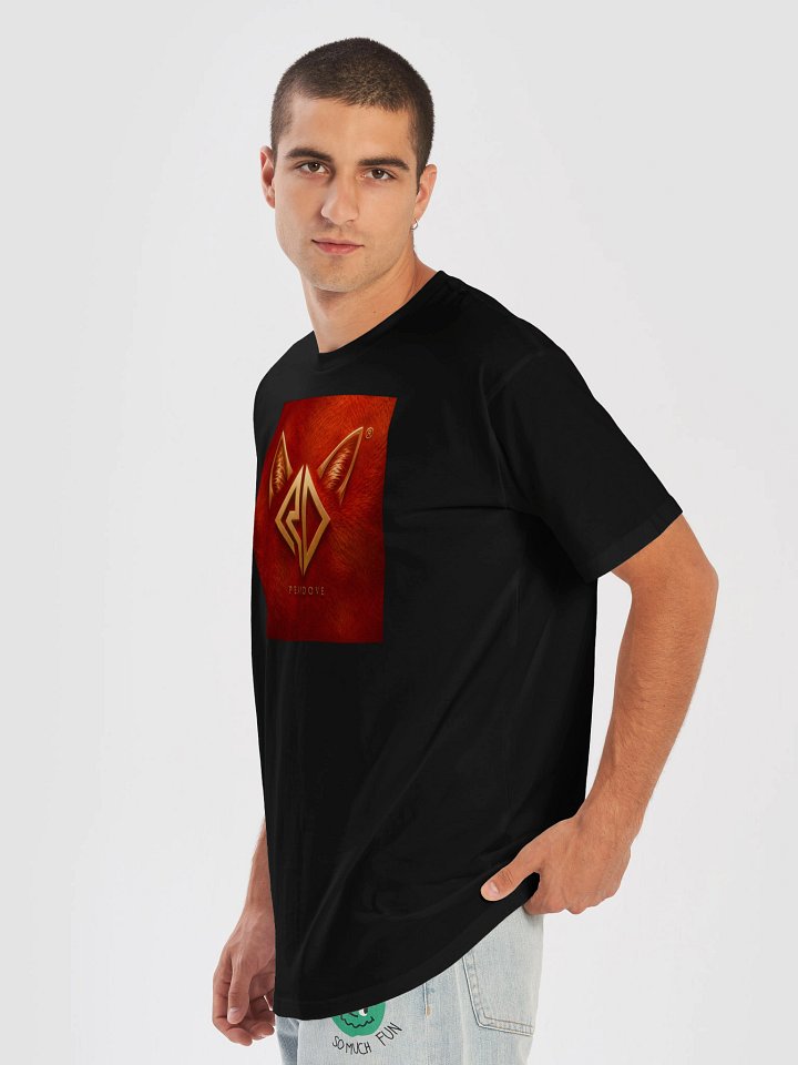 PEAFDOVE® RED CAT SIGNAL — Black Shirt product image (1)