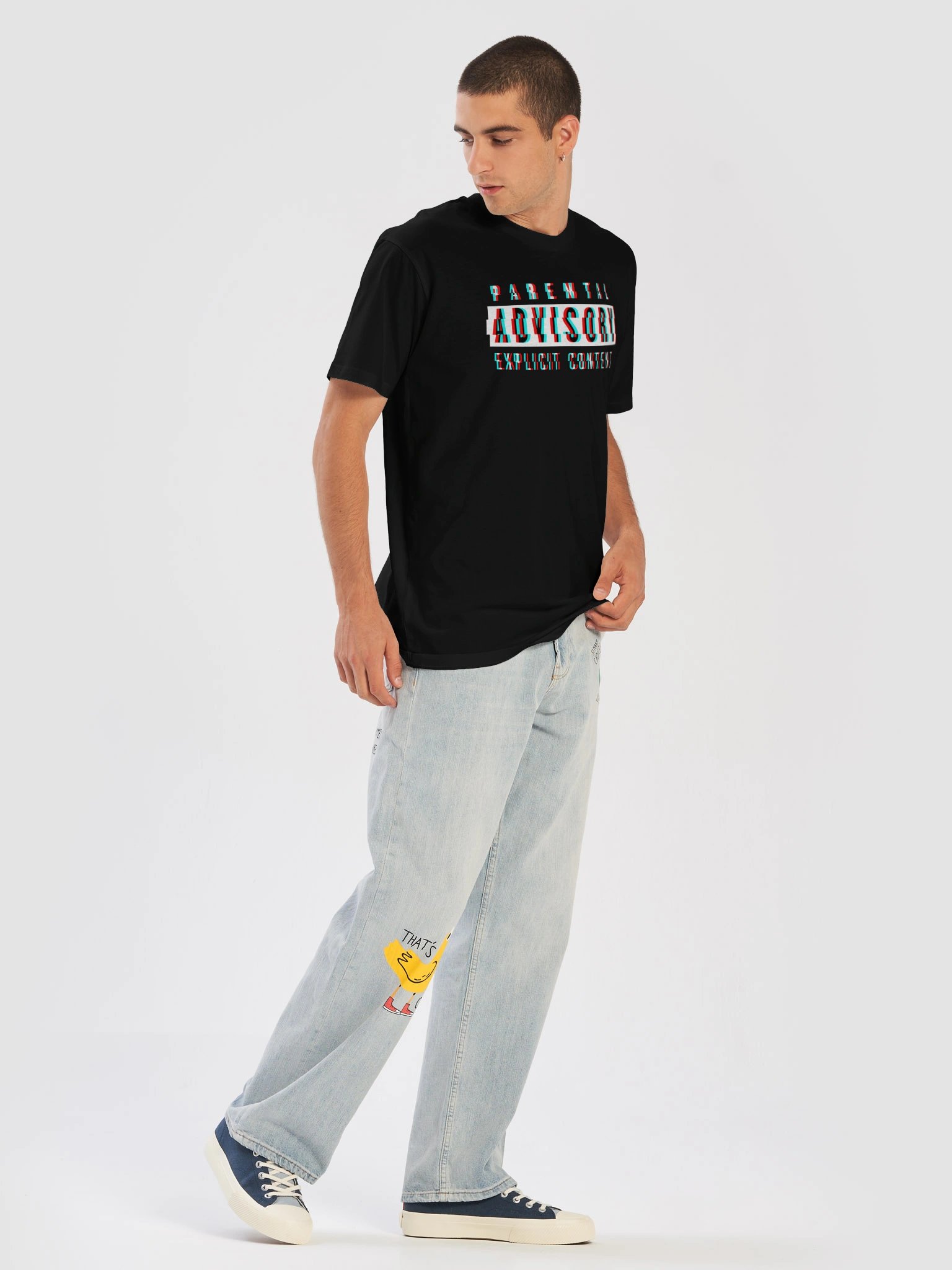 Parental Advisory Glitch Tee product image (5)