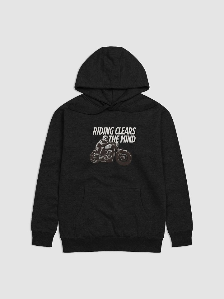 Mind-Clearing Motorcycle Ride Unisex Hoodie | Riding clears the mind product image (4)