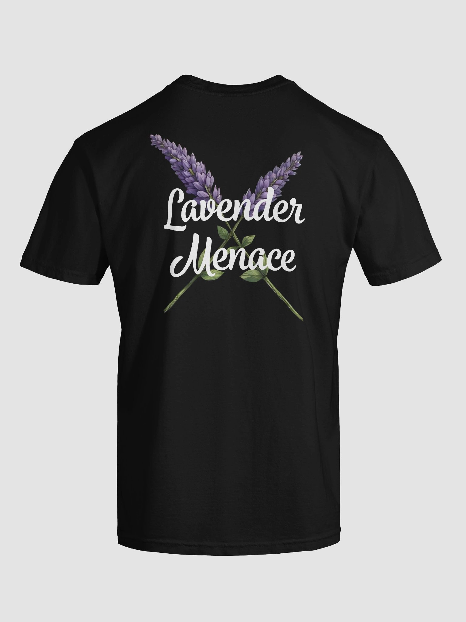 Lavender Menace - T-Shirt (Black) product image (3)