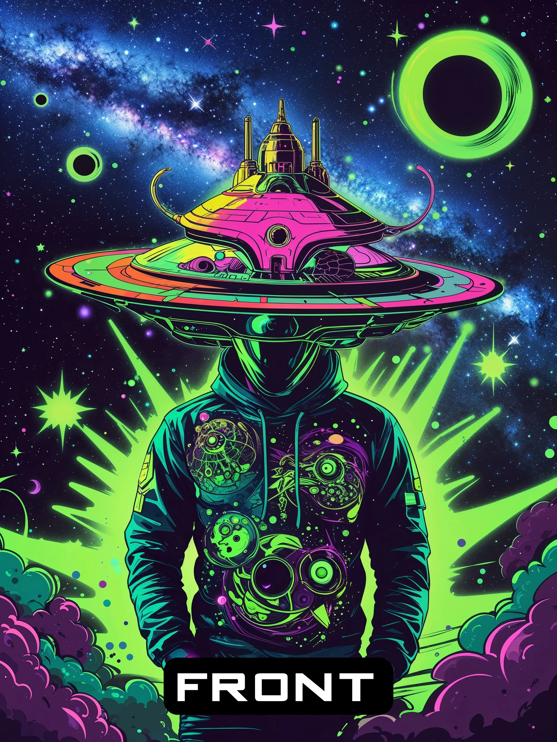 ✨ Beamed Up and Burnt Out – Running on stardust and strong vibes product image (2)