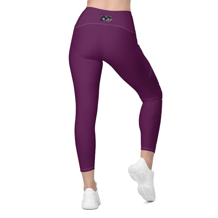 KITTIES ARE LOVE KITTIES ARE LIFE CROSSOVER LEGGING product image (2)