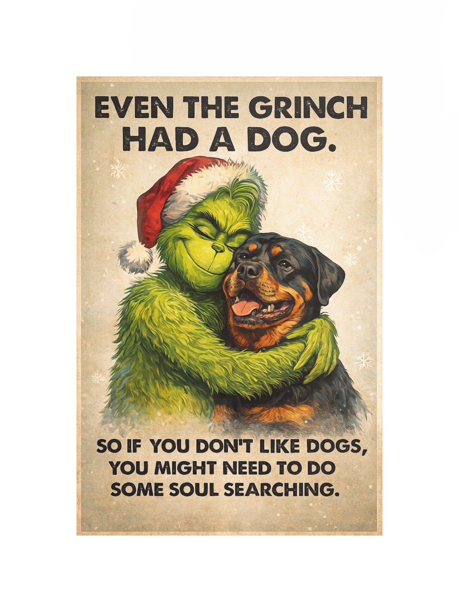 Rottweiler & Grinch Poster product image (10)