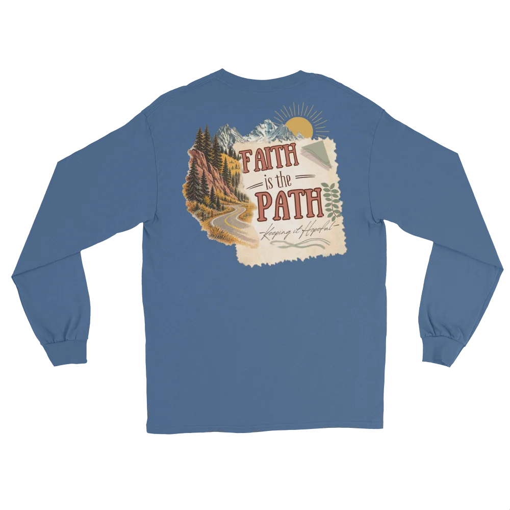 Faith Is the Path Long Sleeve Tee | Keeping It Hopeful product image (1)