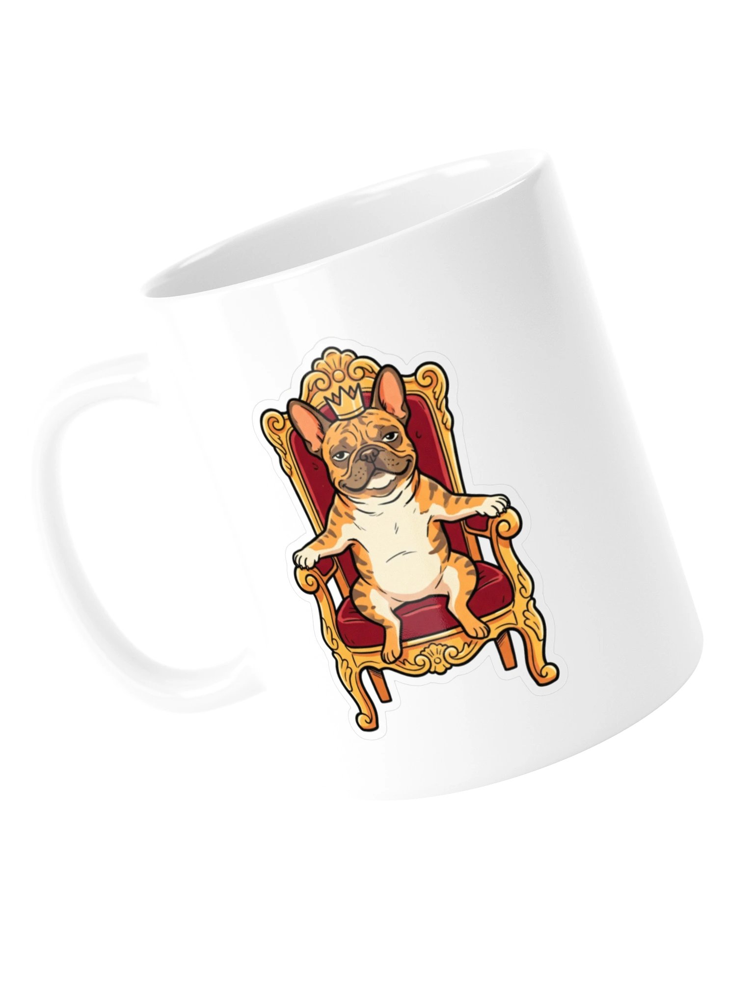 French Bulldog on the Throne Mug product image (5)