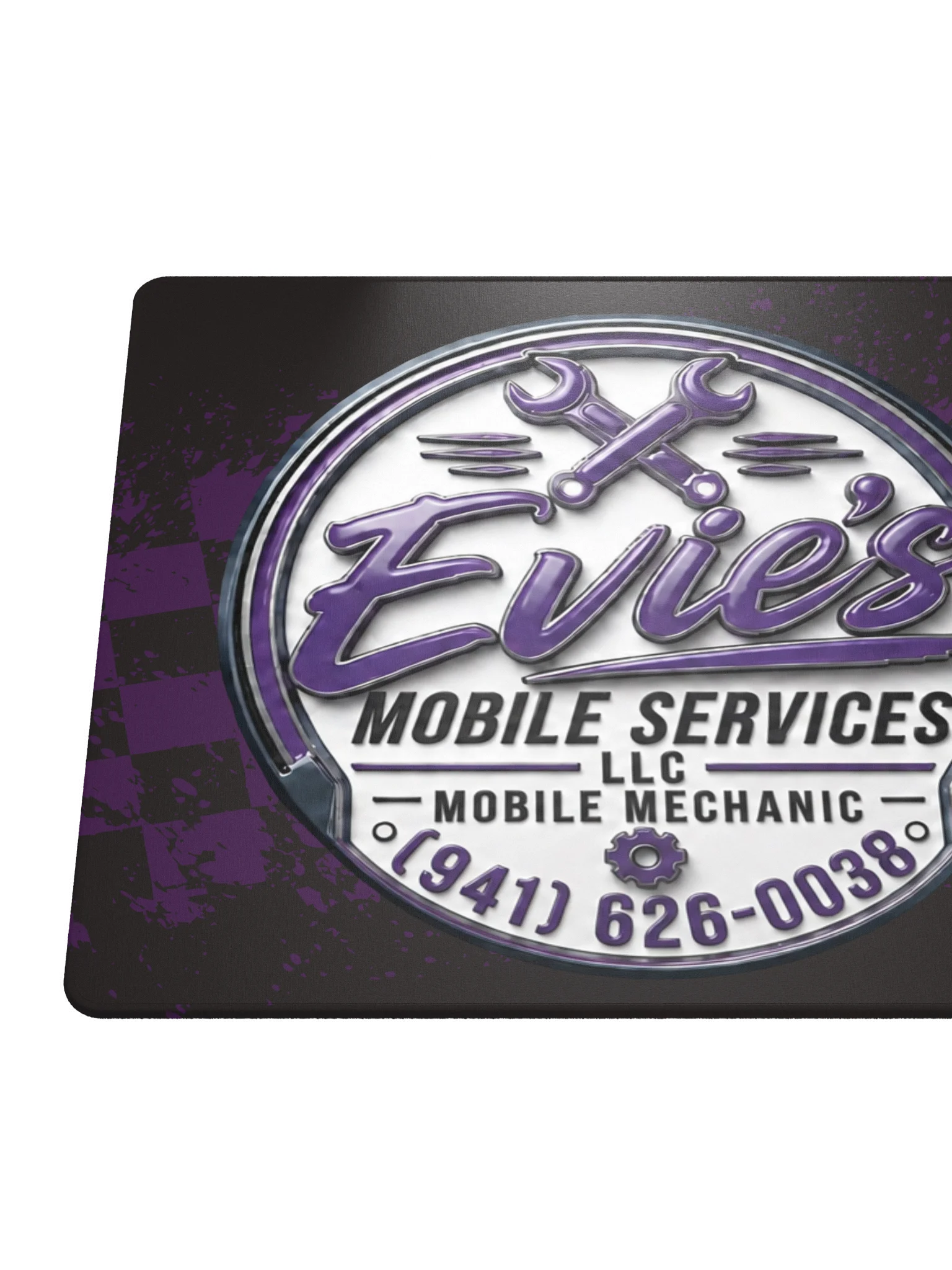 Evies Mobile Mechanic Logo Gaming Mouse Pad product image (4)