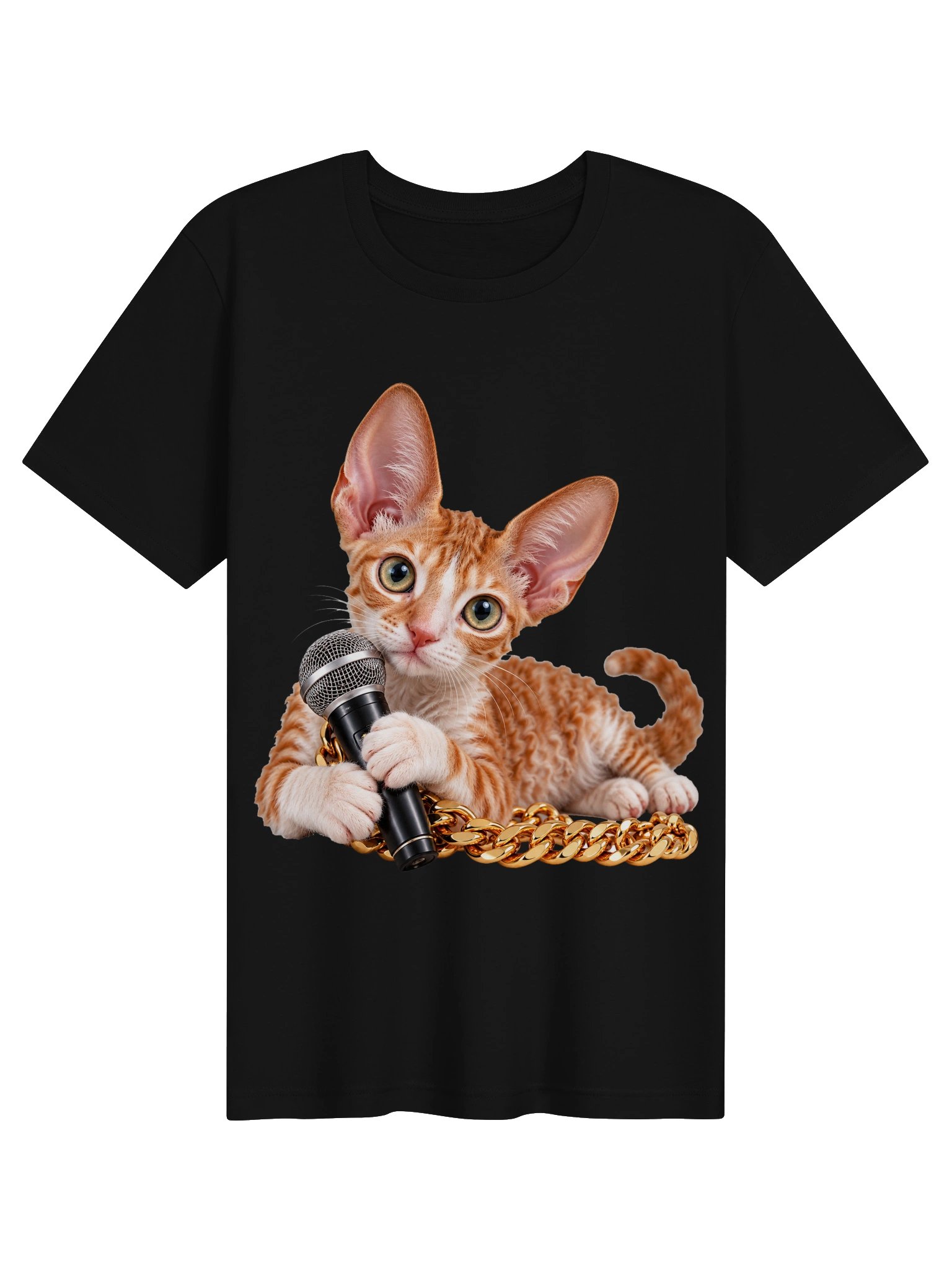 Hip Hop Cornish Rex Kitten – 11 Color Unisex Tee product image (4)