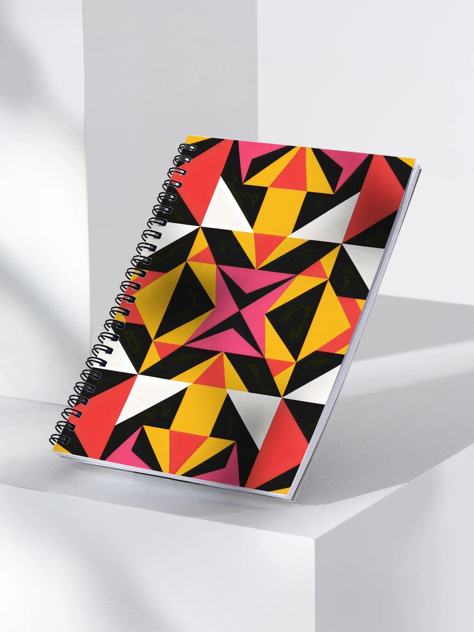 Geometric Harmony Spiral Notebook product image (3)
