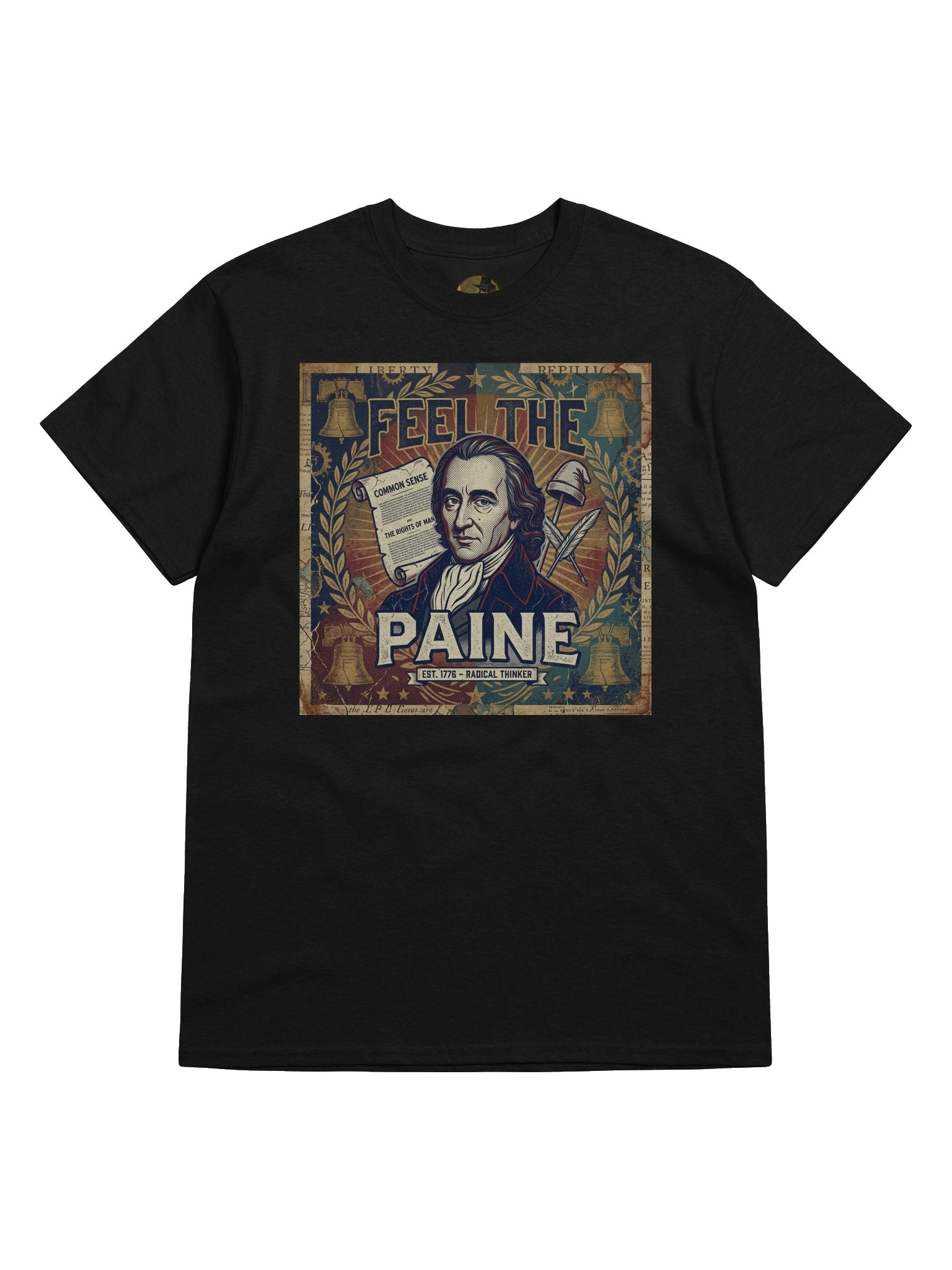 Thomas Paine "Feel the Paine" Liberty Bell T_Shirt product image (20)