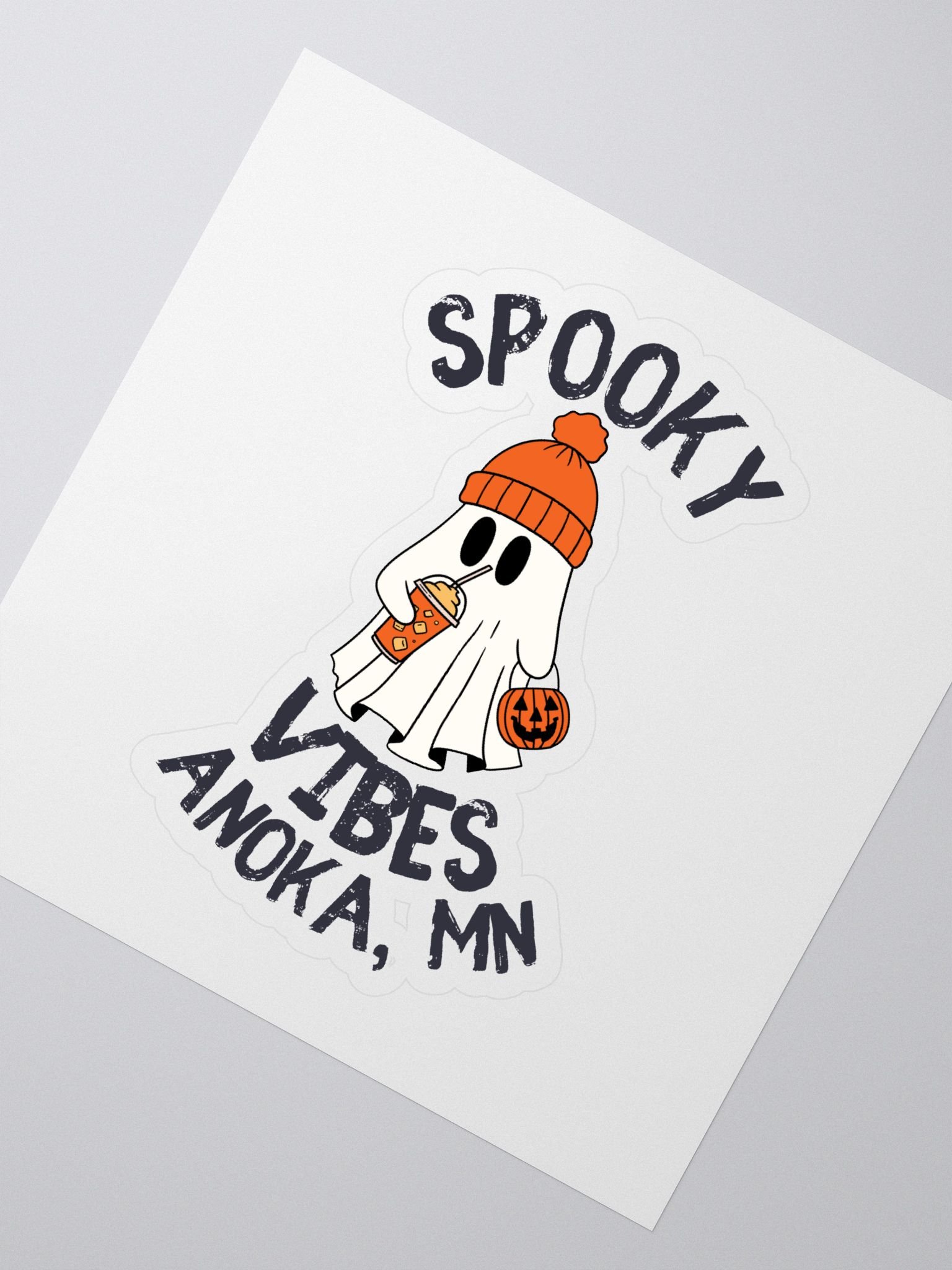 Spooky Vibes Kiss Cut Stickers product image (2)