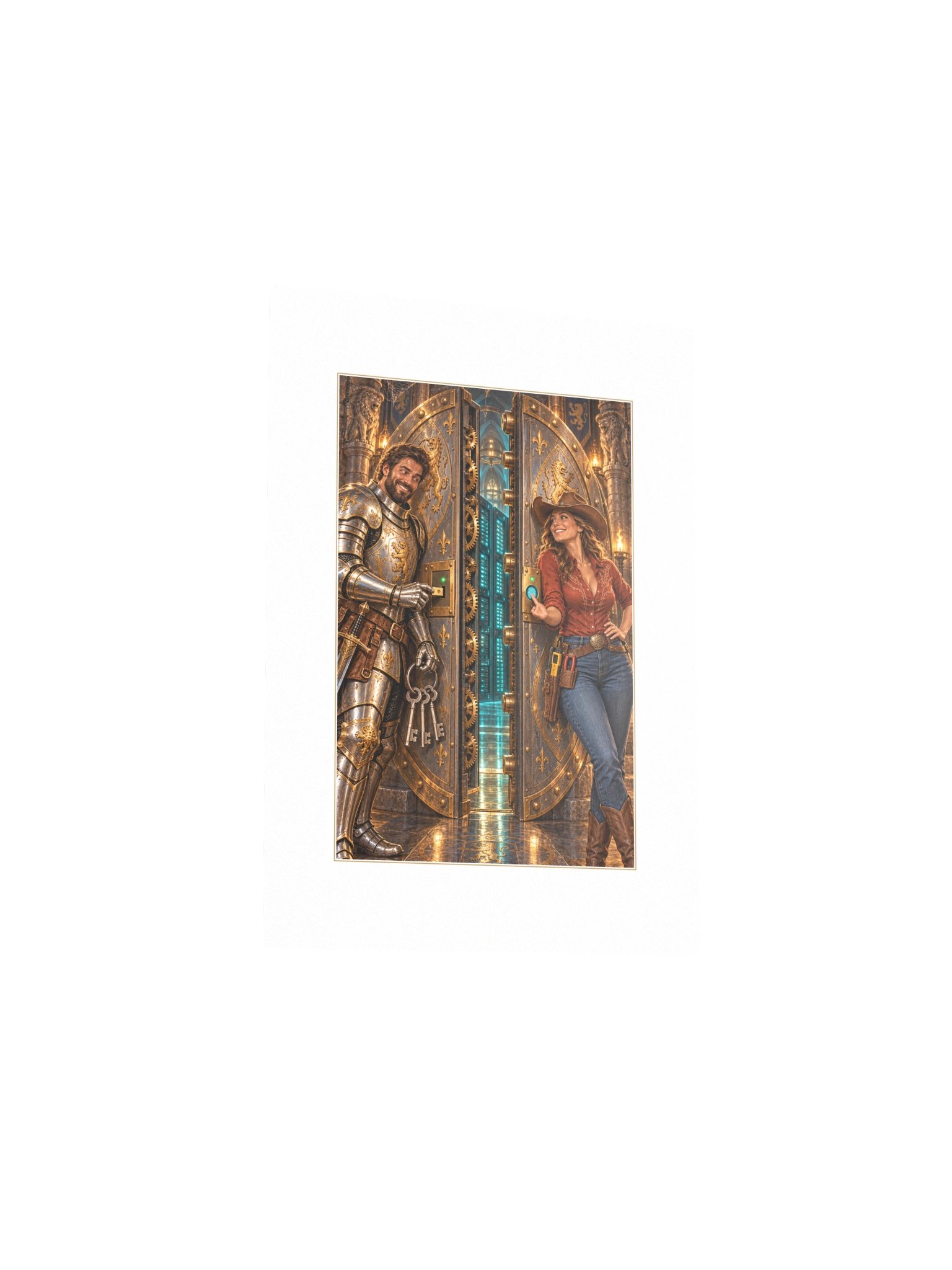 Two Factor Small Art Print product image (3)