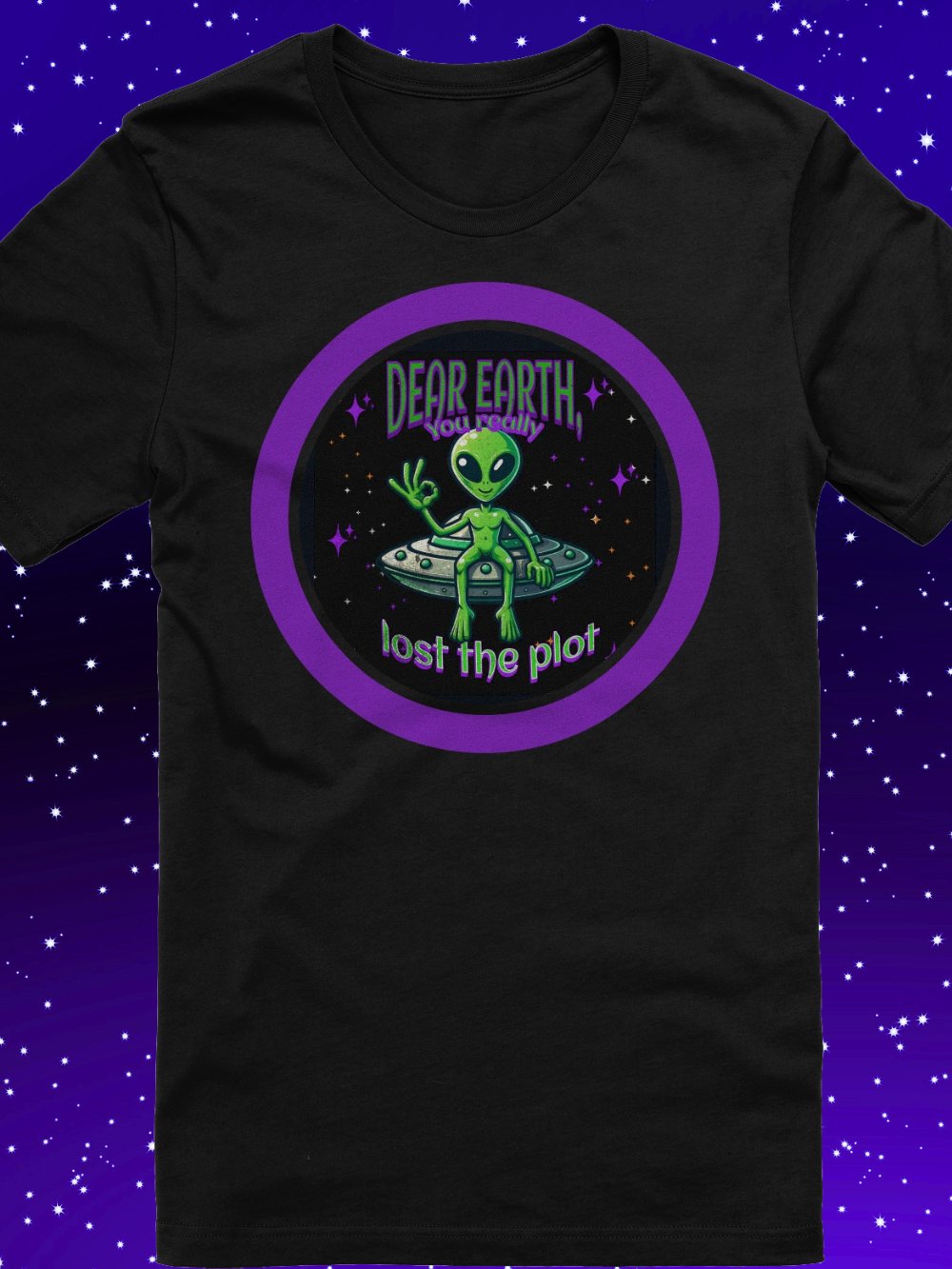 Cosmic Alien's Message to Earth T-Shirt product image (1)