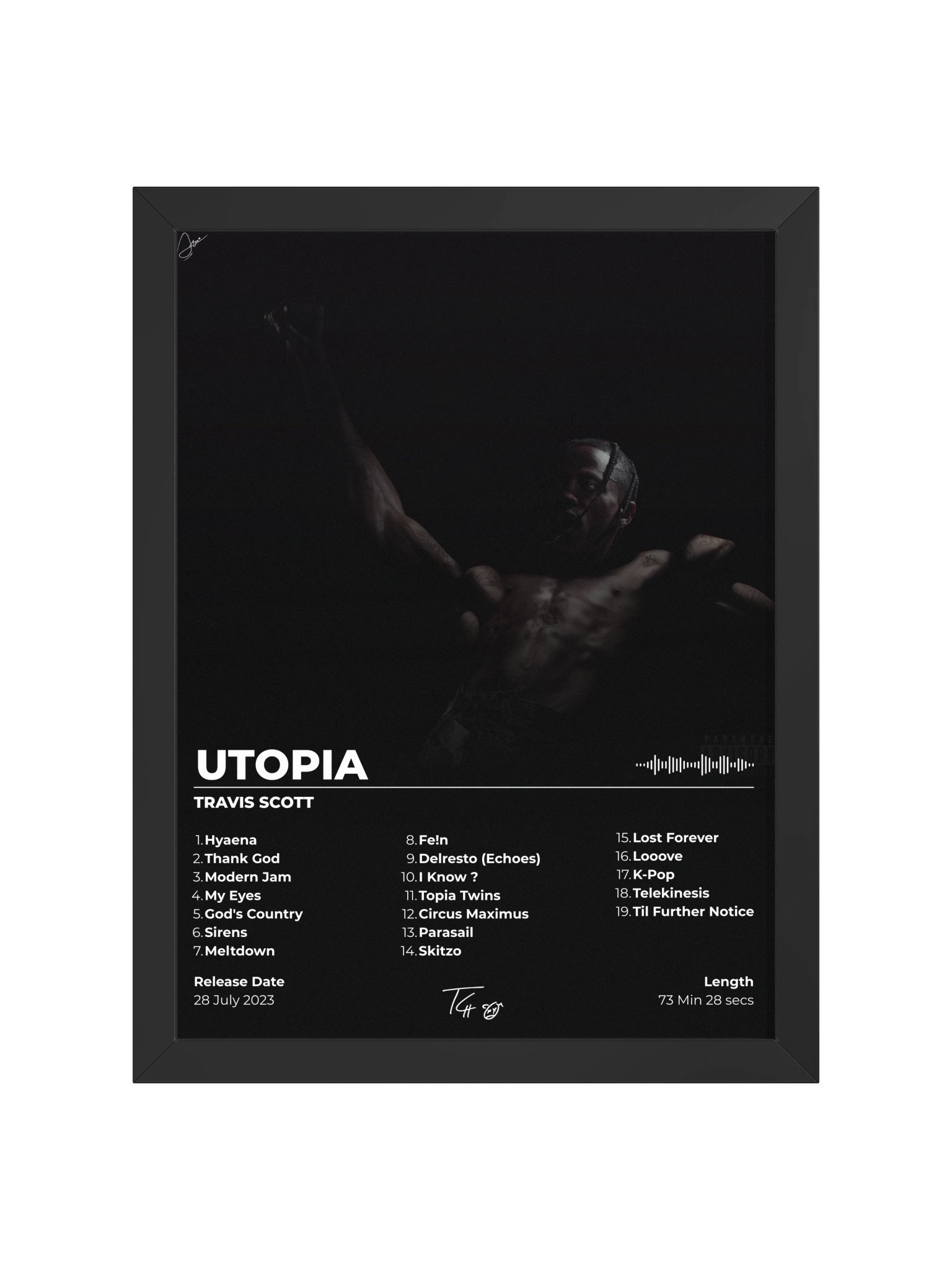 UTOPIA Framed Travis Scott Poster product image (1)
