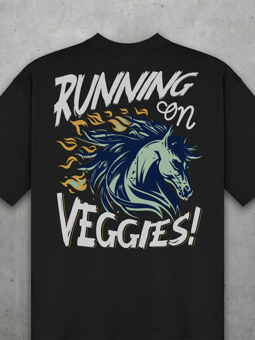 Running On Veggies Oversized Tee product image (1)