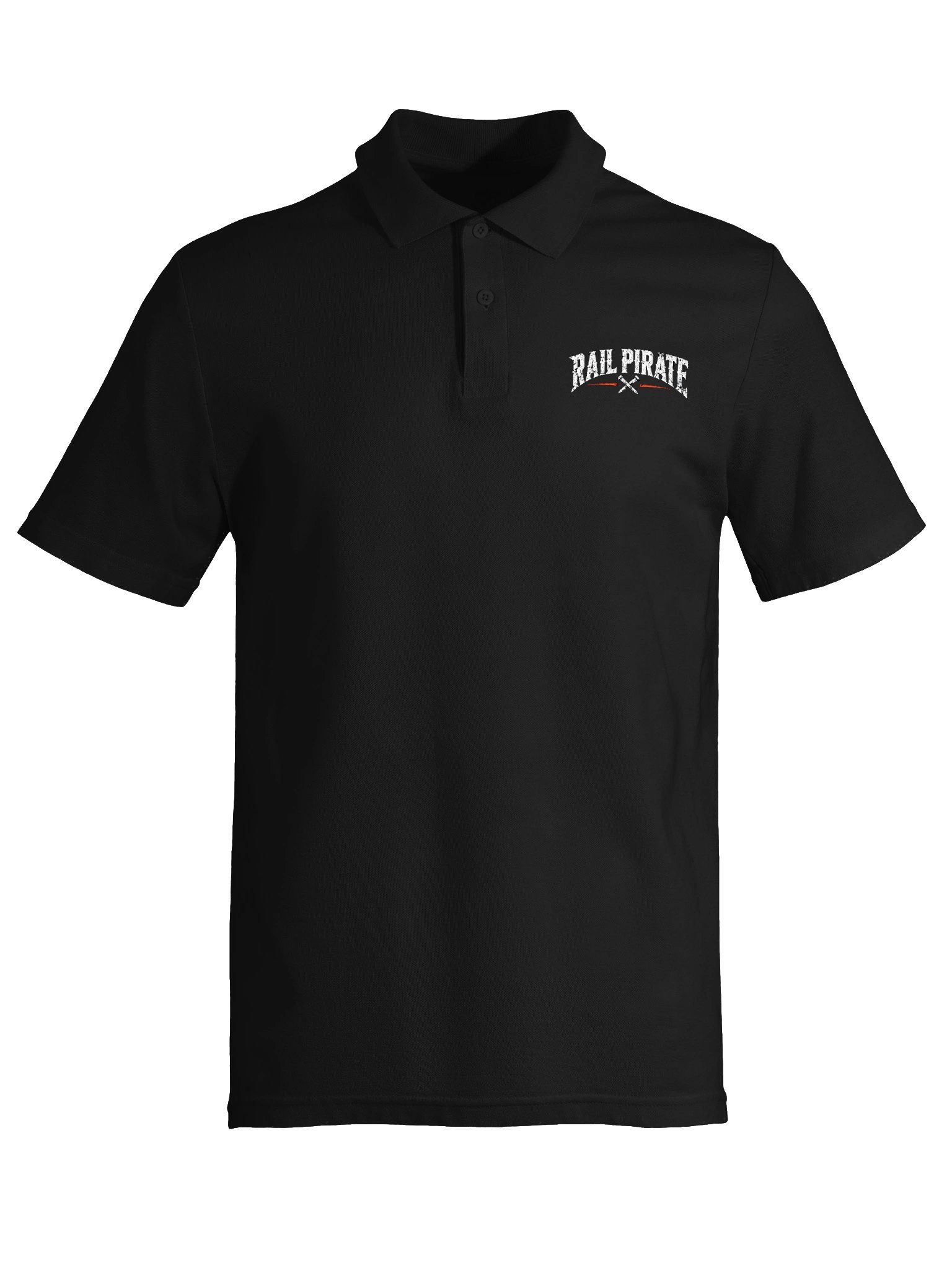 Rail Pirate™ Crossed Spikes Embroidered Polo product image (3)