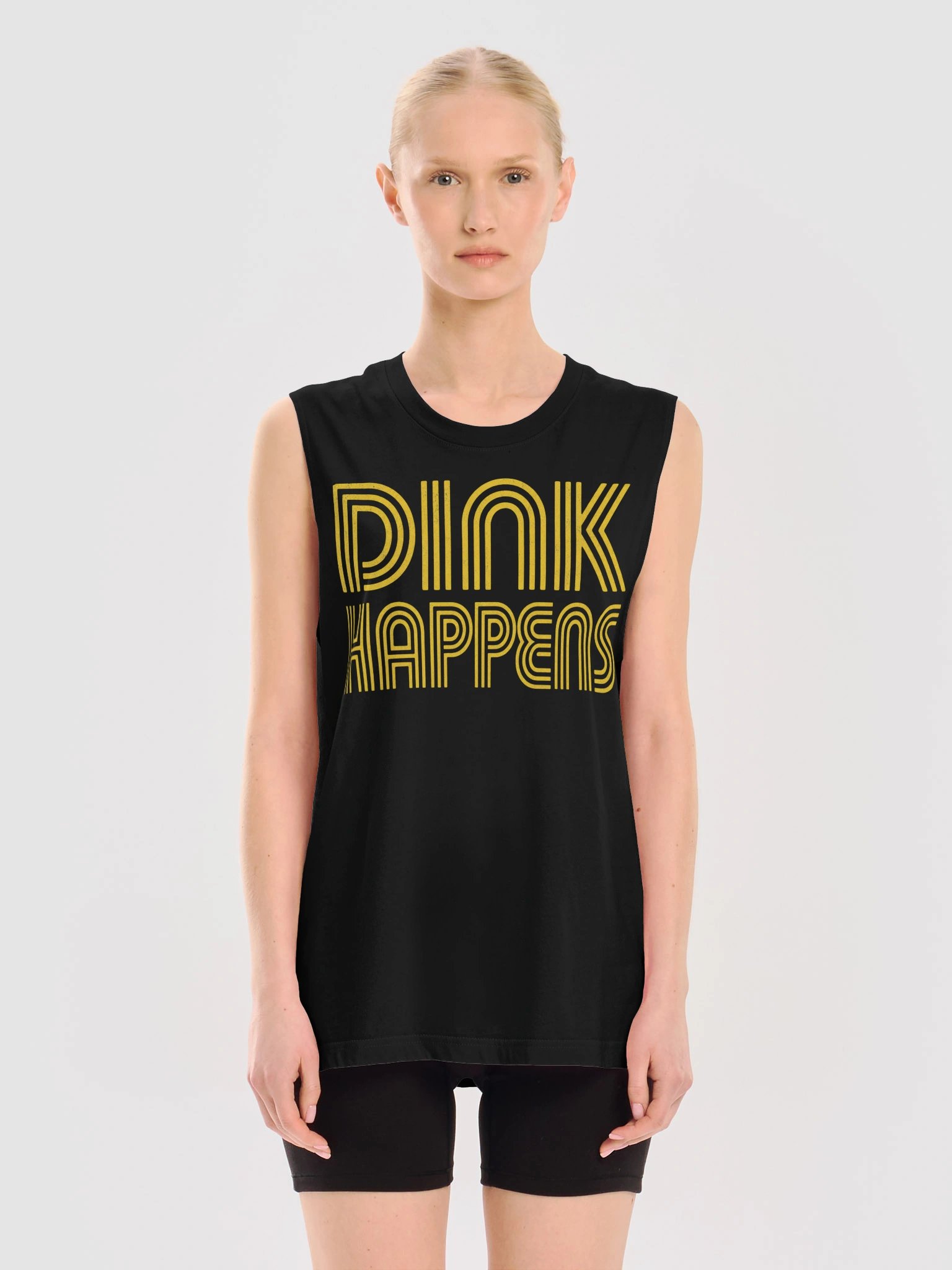 Dink Happens Funny Pickleball Tank Top Retro Vintage Gift for Pickleball Lovers product image (2)