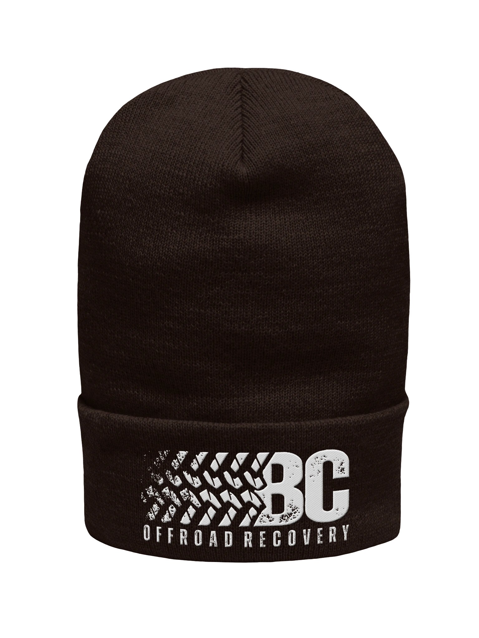 BC Off-Road Recovery Cuffed Beanie — White Logo product image (1)