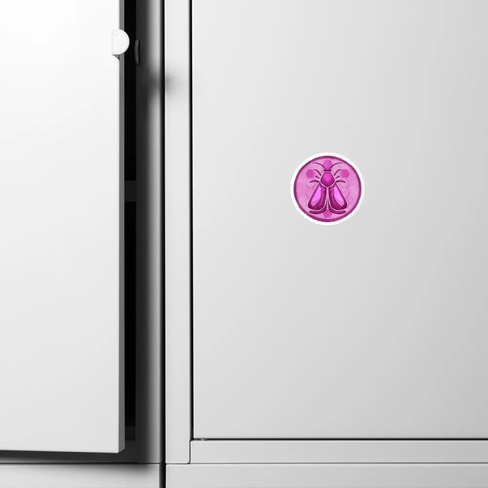 Magenta Moths Magnet product image (8)