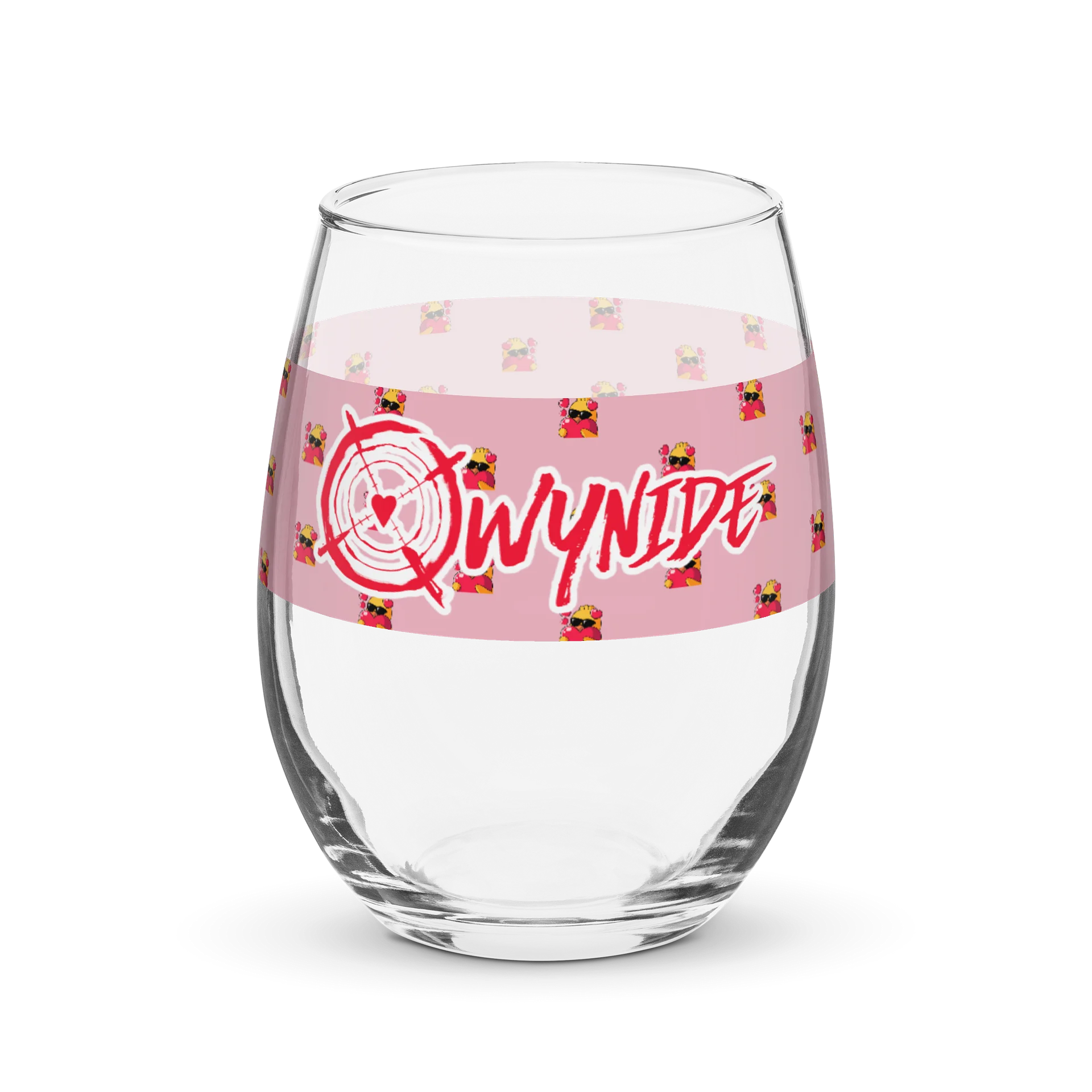 The Heart Collection - Stemless Wine Glass - Branded product image (1)