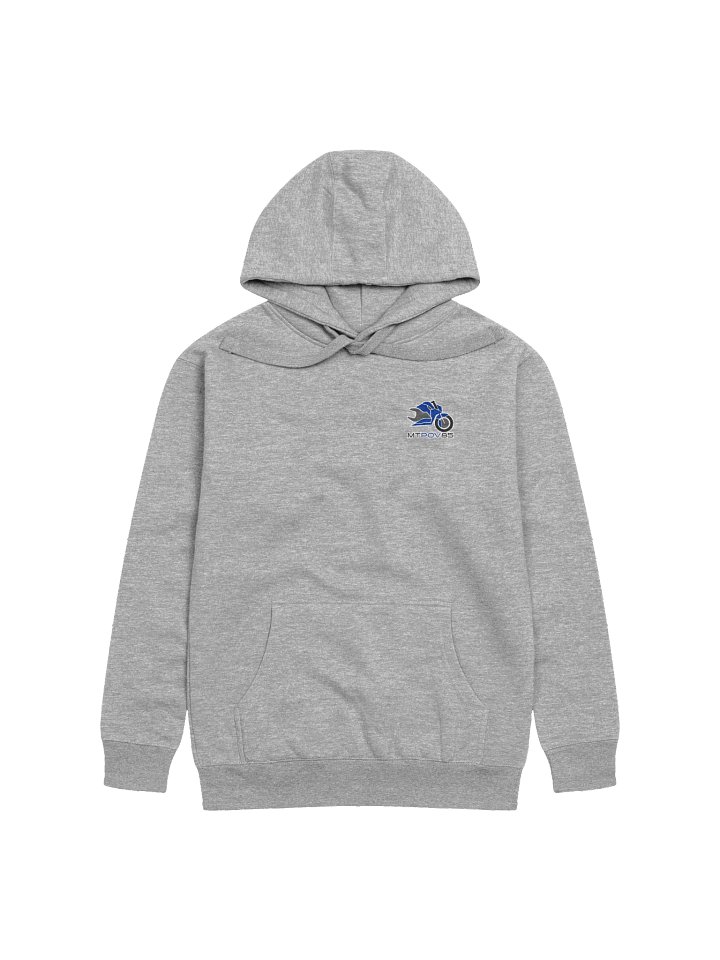 Rebuild. Ride. Repeat. Style 1 Grey Hoodie, Black Logo product image (2)