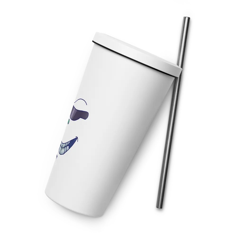 'Cweemy Face V2' - Tumbler With Straw product image (8)