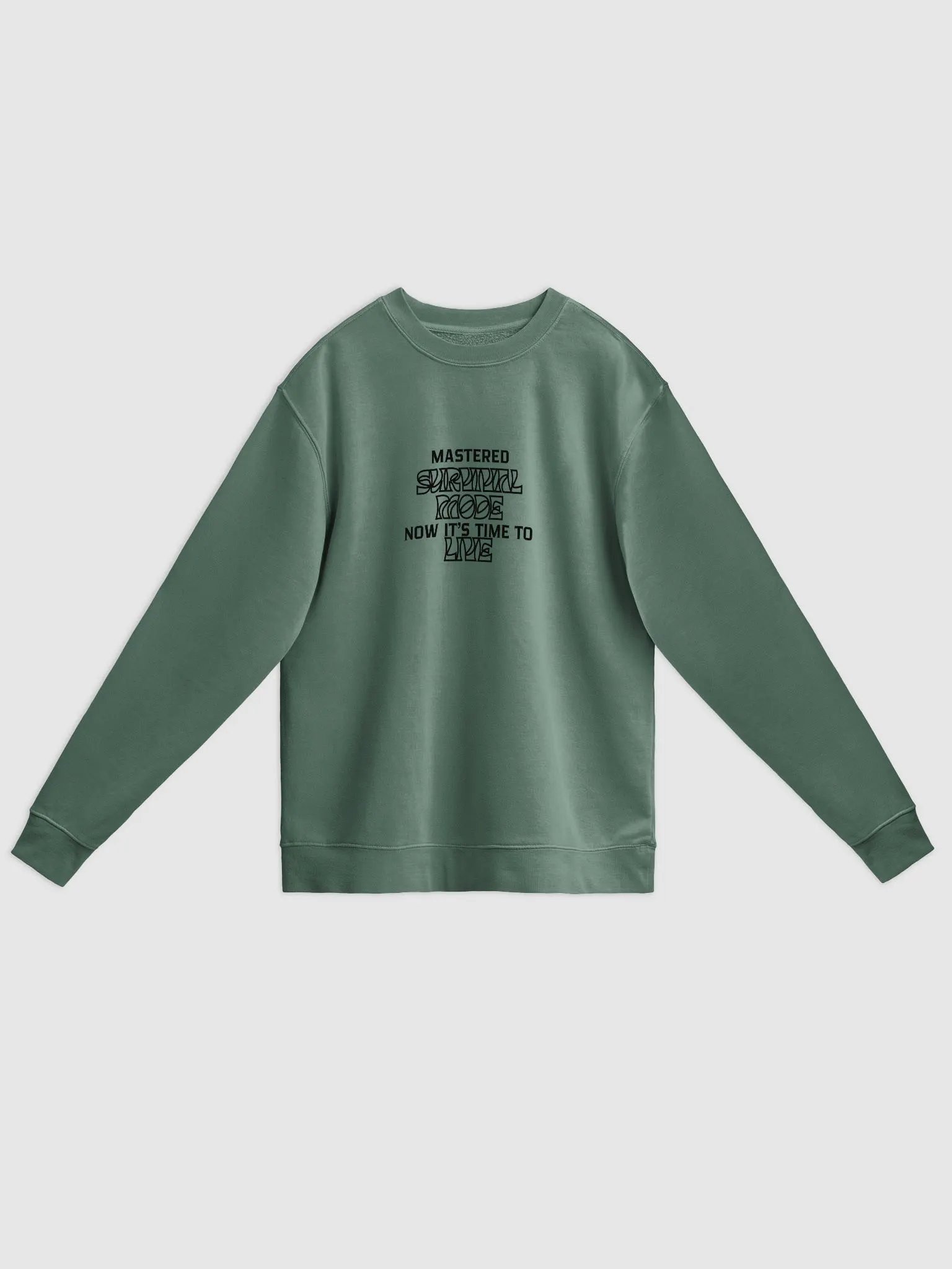 Survival Mode Distorted Sweatshirt product image (1)