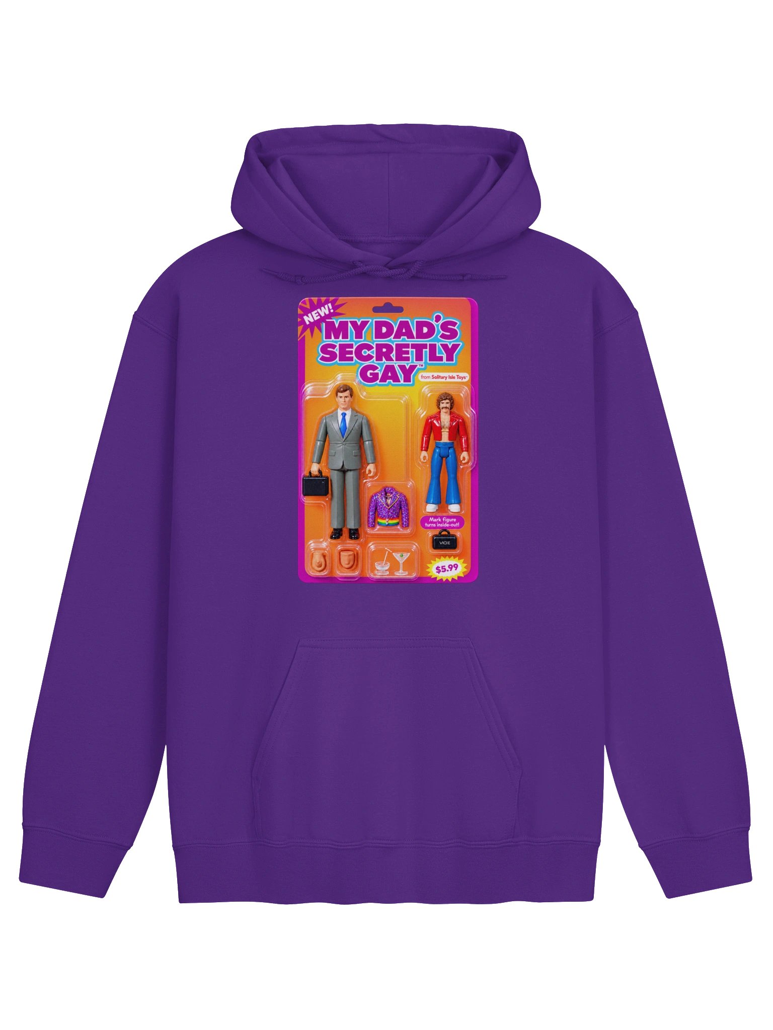 666 Toys | My Dad's Secretly Gay | Gildan Classic Hoodie product image (5)