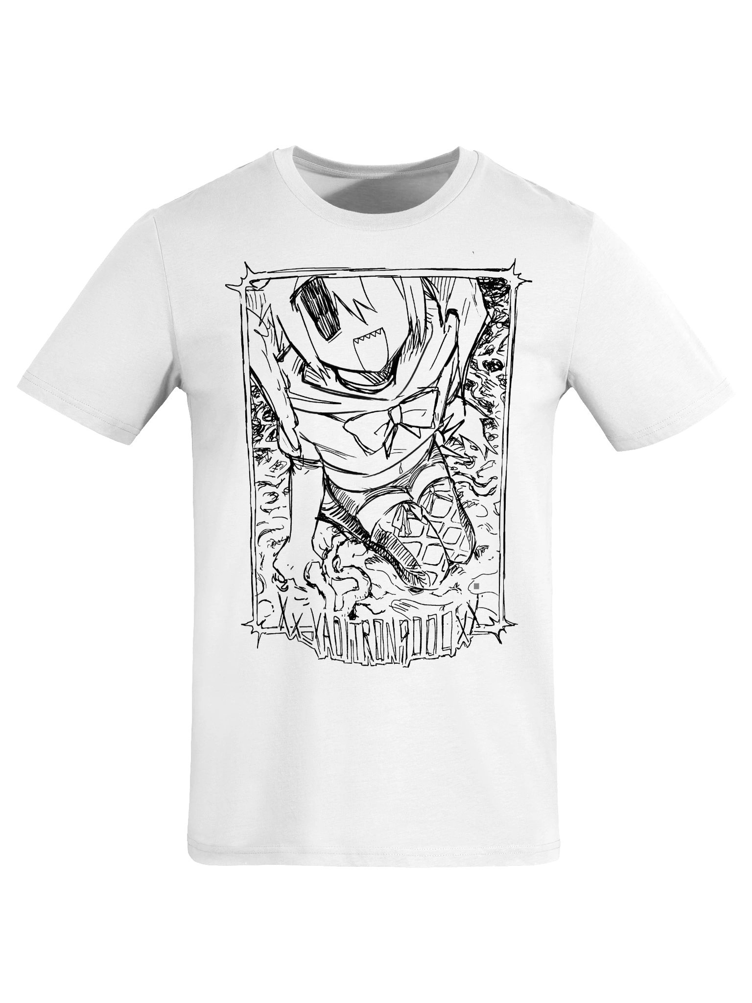 Yaoitron GUTS shirt (White) product image (5)