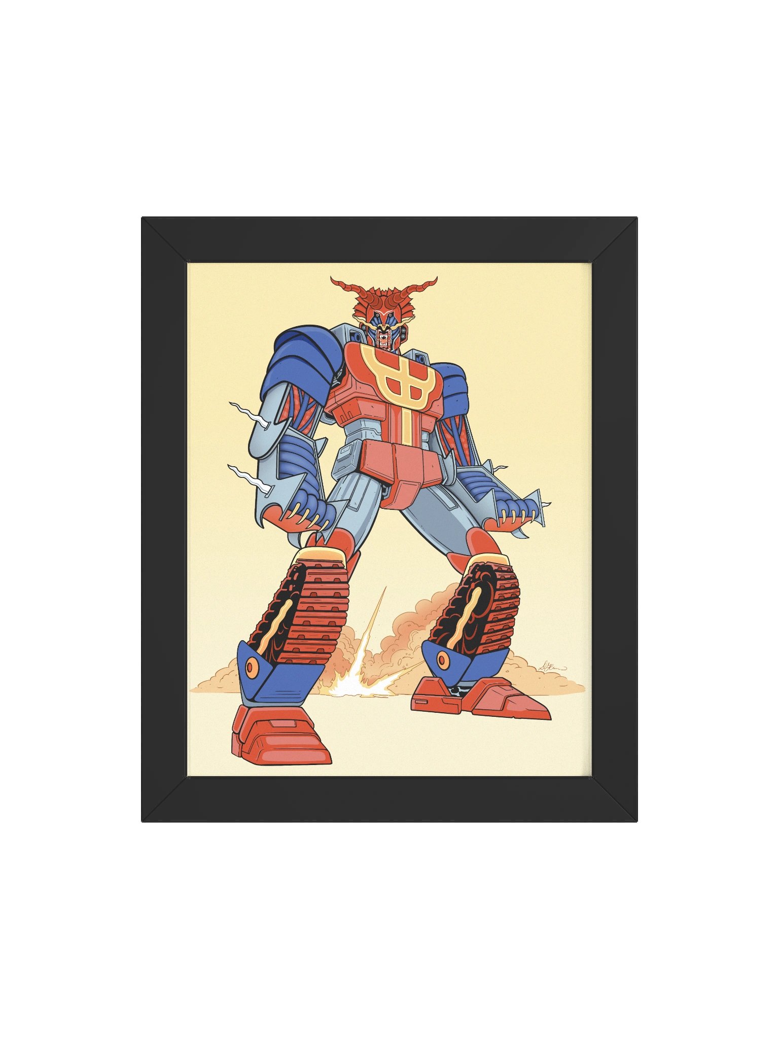 The Metallian 1984 - Judas Priest & Transformers Mashup Framed Poster product image (4)