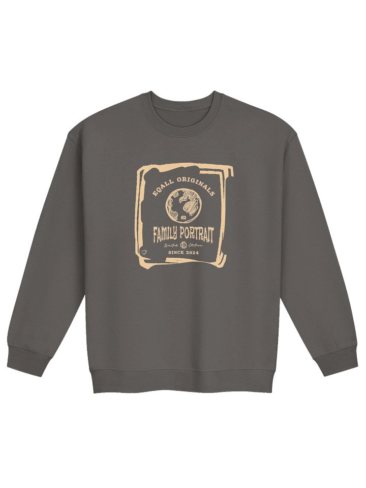 Earth Love_Family Portrait_Unisex Gildan Crewneck Sweatshirt EQALL® Originals_Beige product image (26)