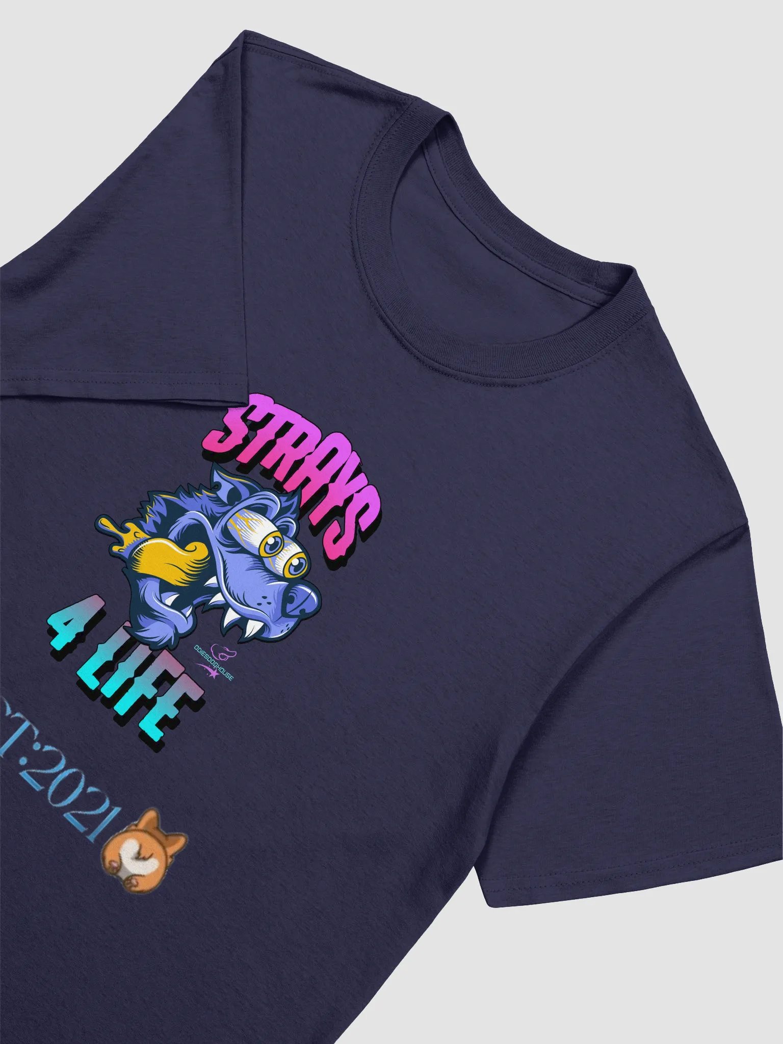 EST: 2021 Strays T-Shirt product image (7)