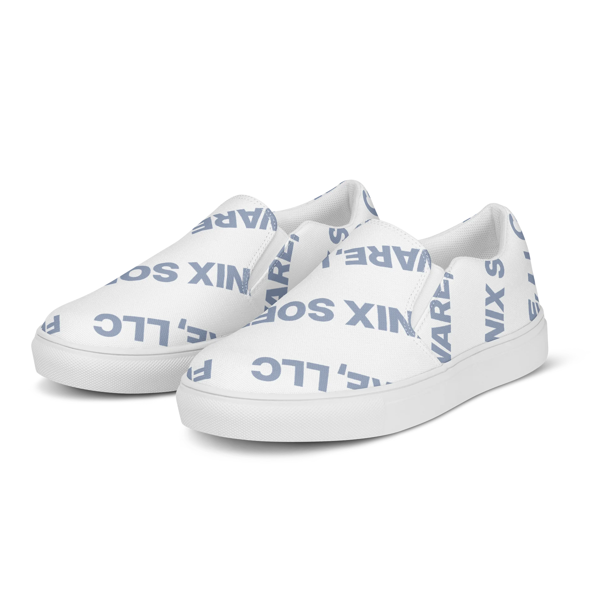 Fenix Software Watermark Pattern Slip-On Canvas Shoes product image (3)