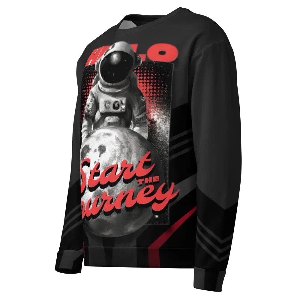Cosmic Odyssey All-Over Print Sweatshirt product image (5)