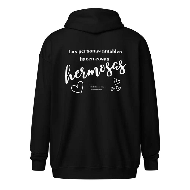 Kind people... Spanish Zip Hoodie product image (1)