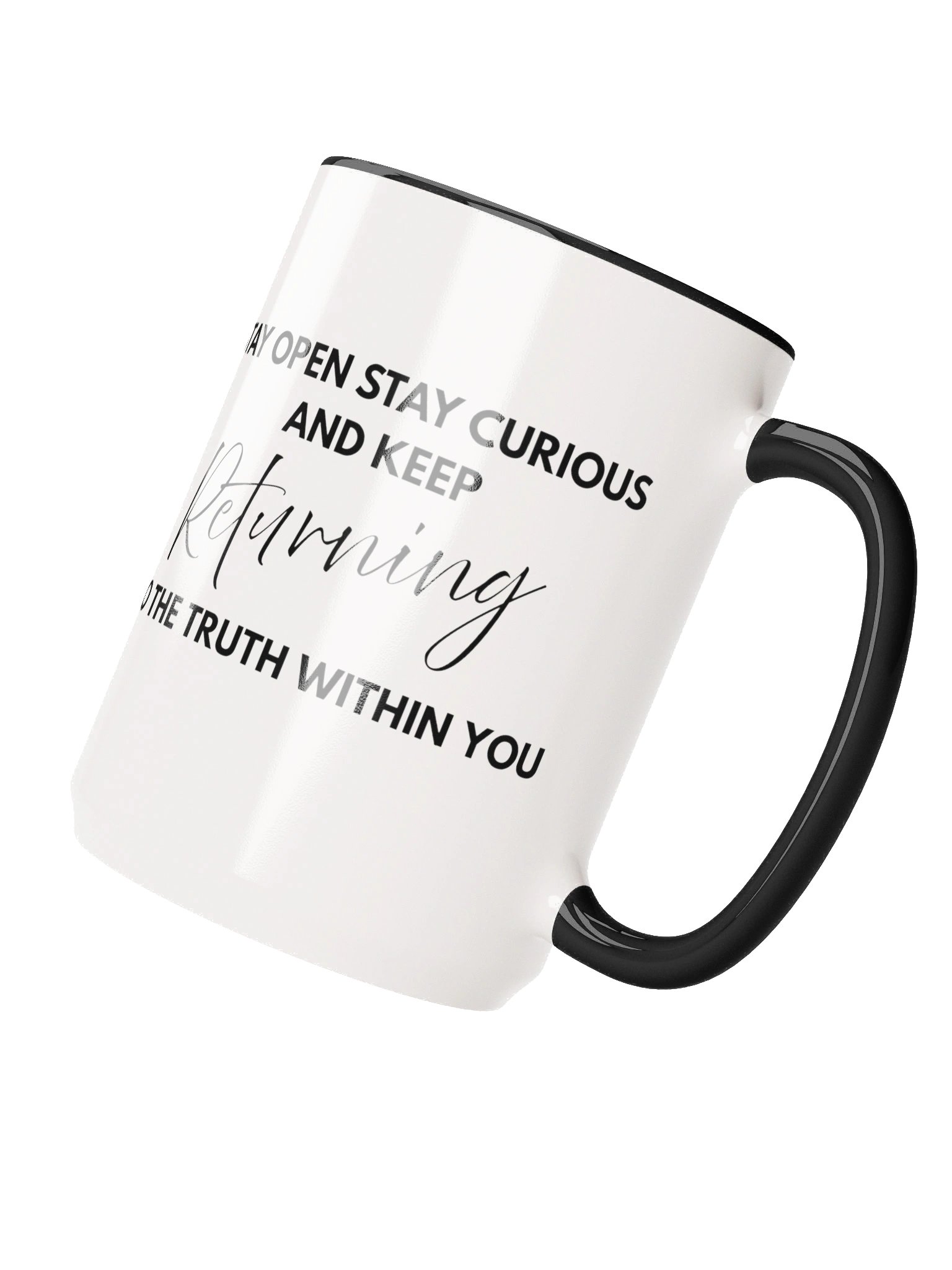 The Returned Official Podcast Mug | NDEs, Awakening & Beyond | 15oz Two-Tone Ceramic product image (7)
