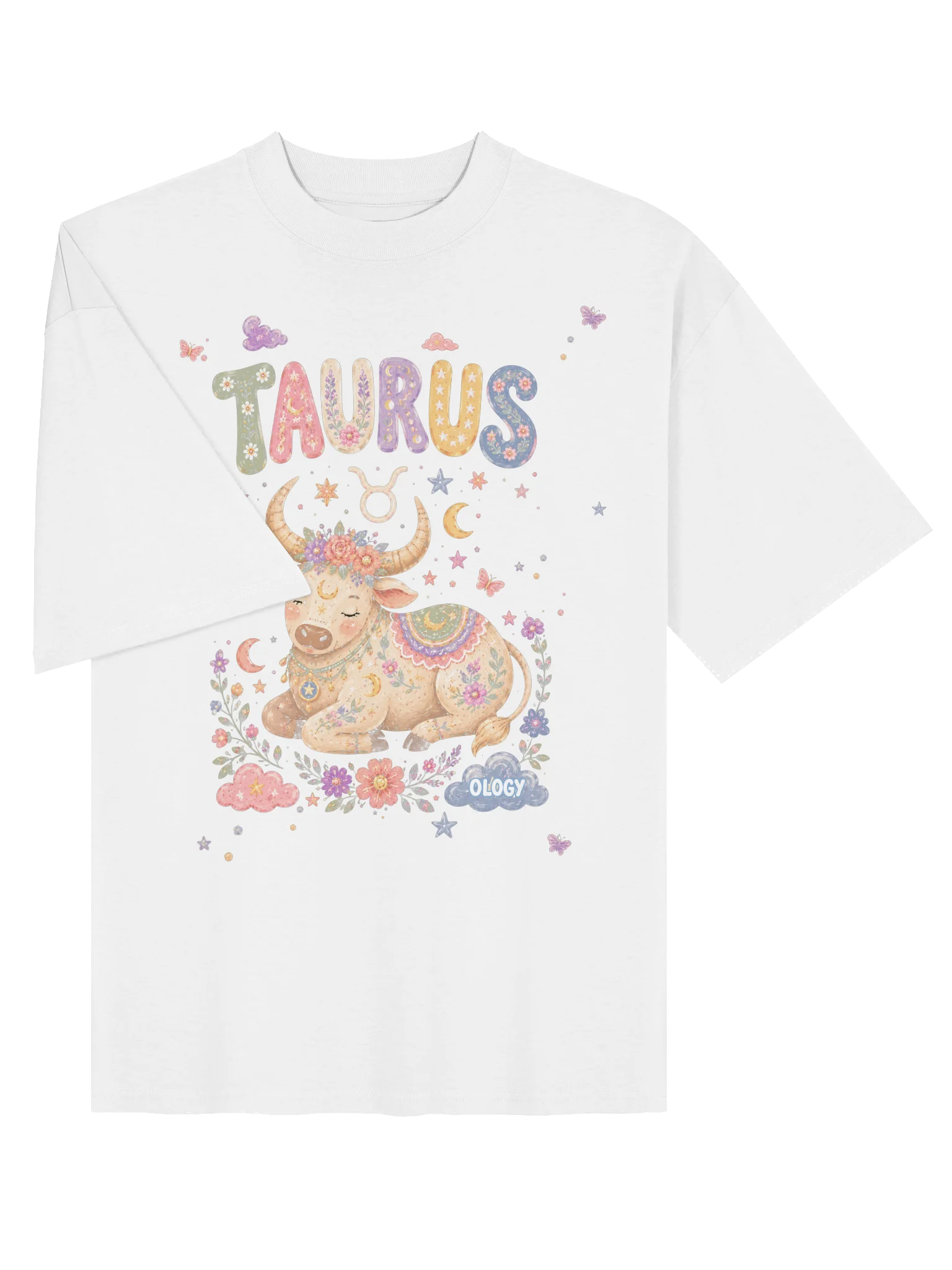 Taurus Astro Pop Oversized Tee product image (4)